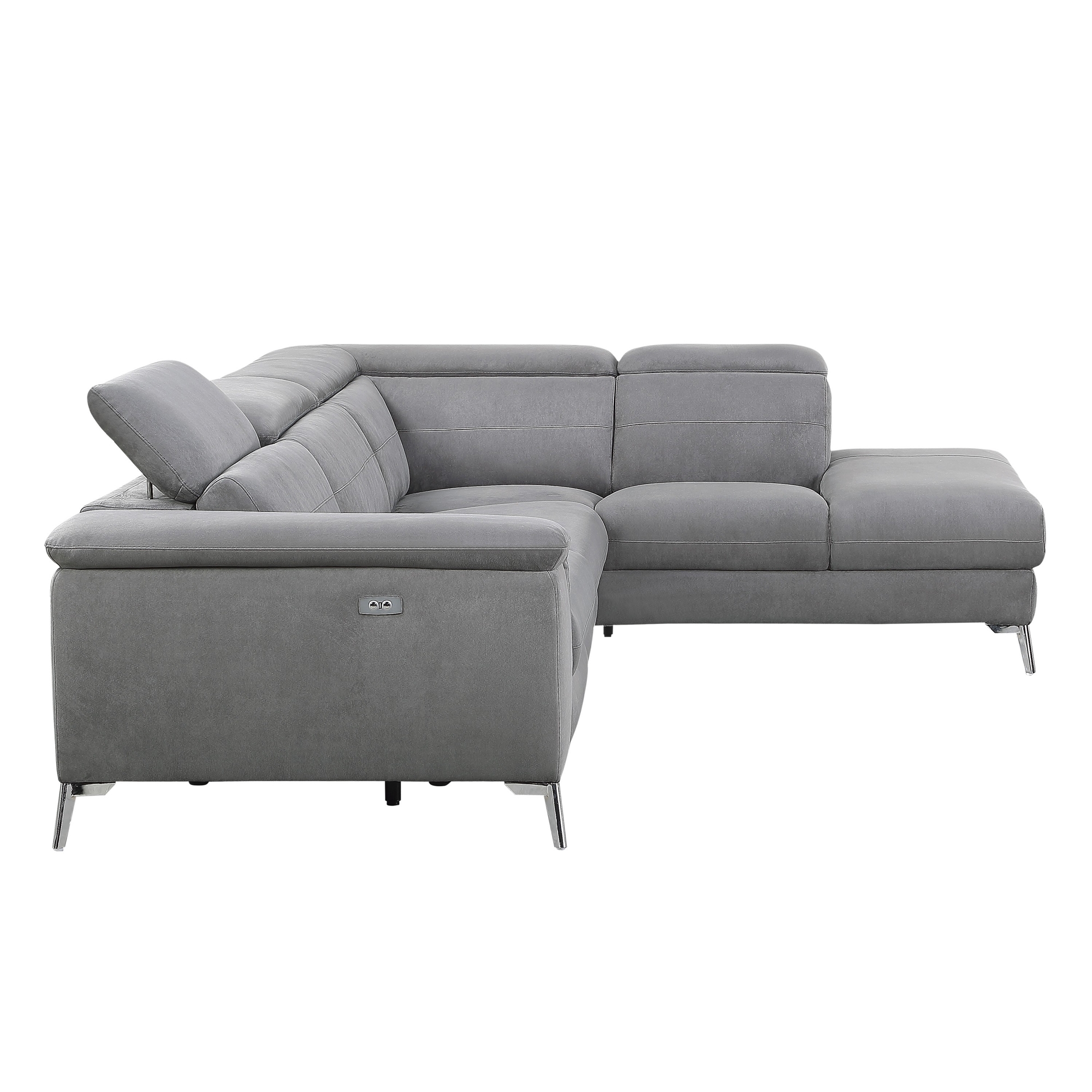 Cinque Leather Power Reclining Sectional