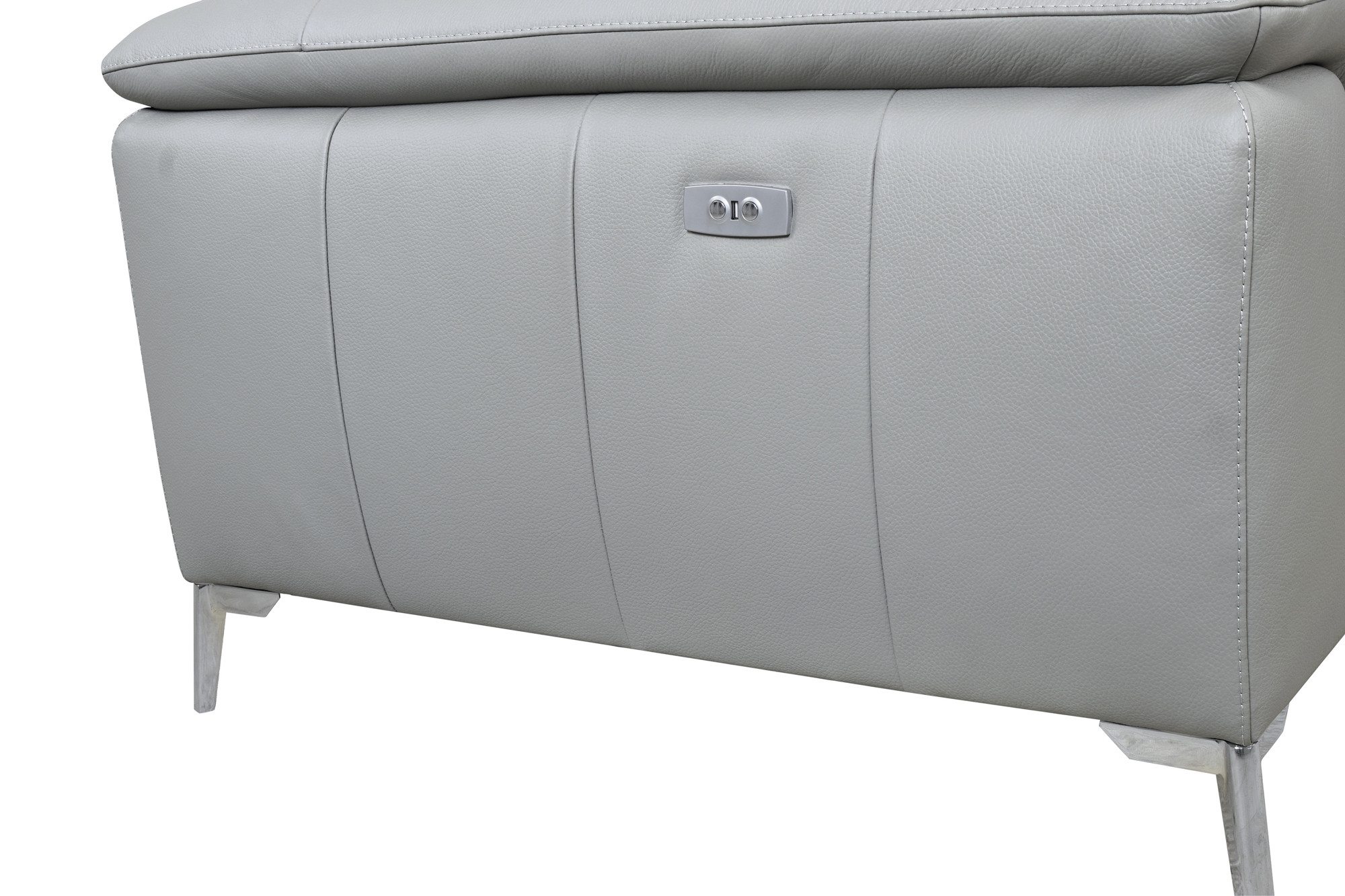 Cinque Leather Power Reclining Sectional