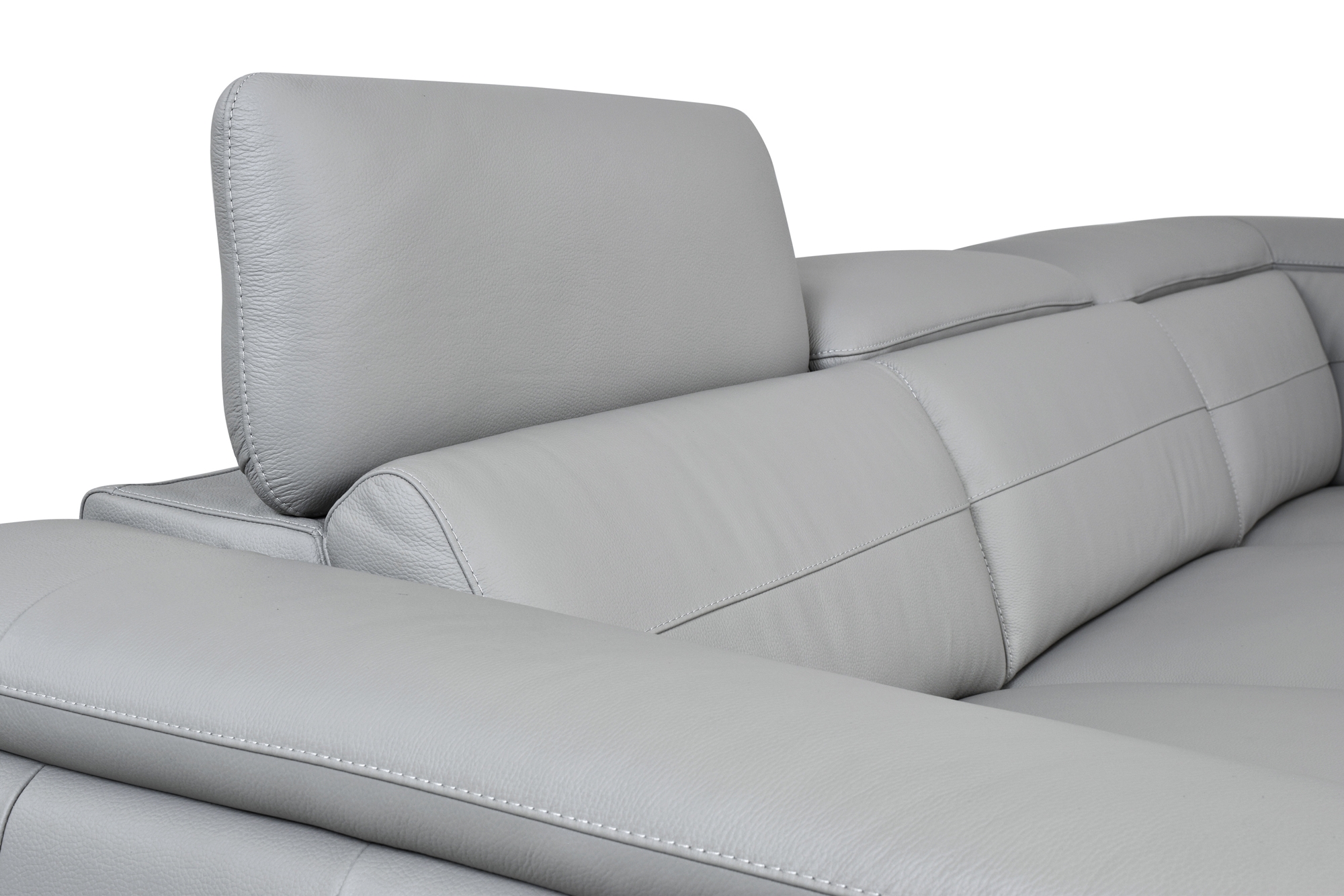 Cinque Leather Power Reclining Sectional
