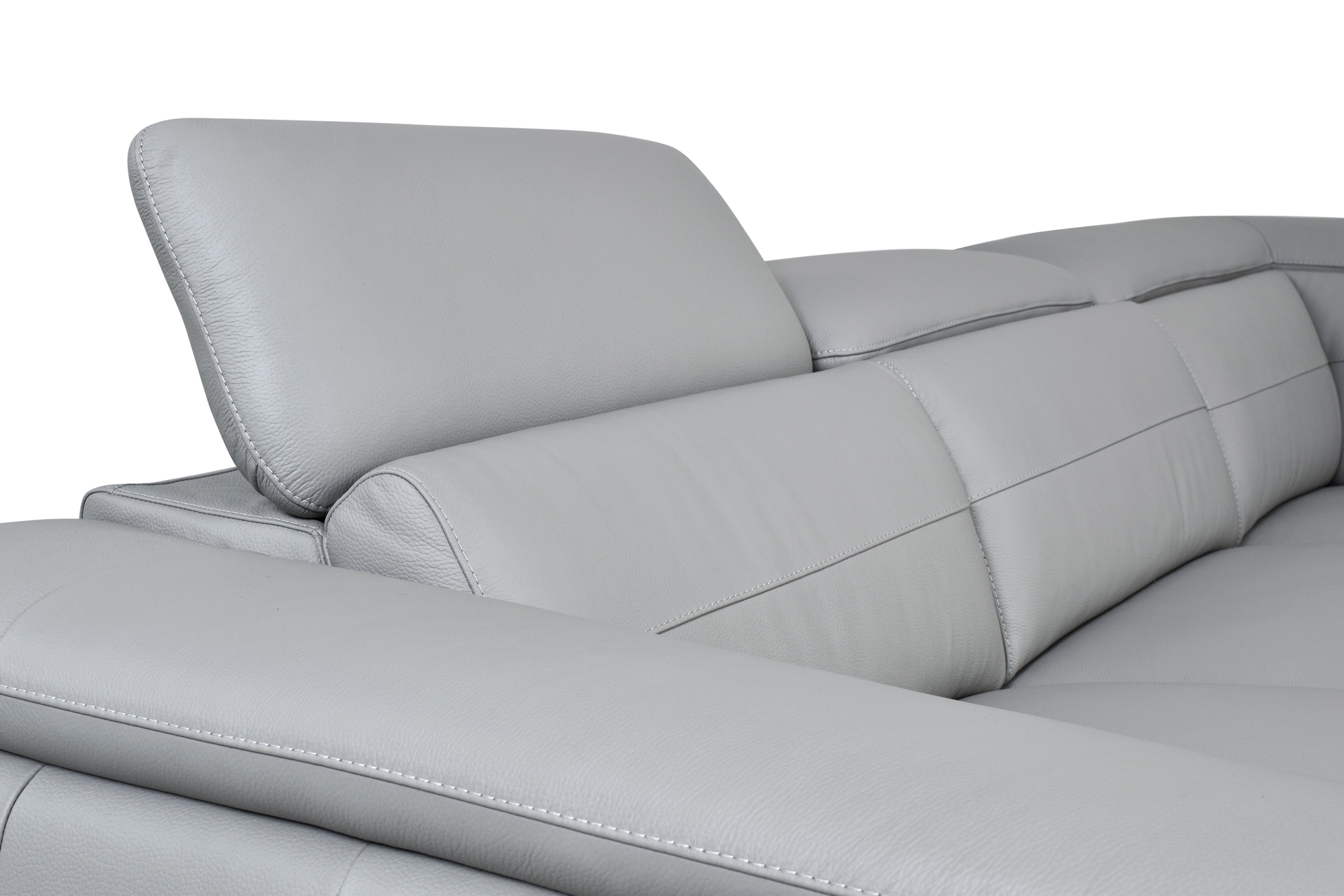 Cinque Leather Power Reclining Sectional