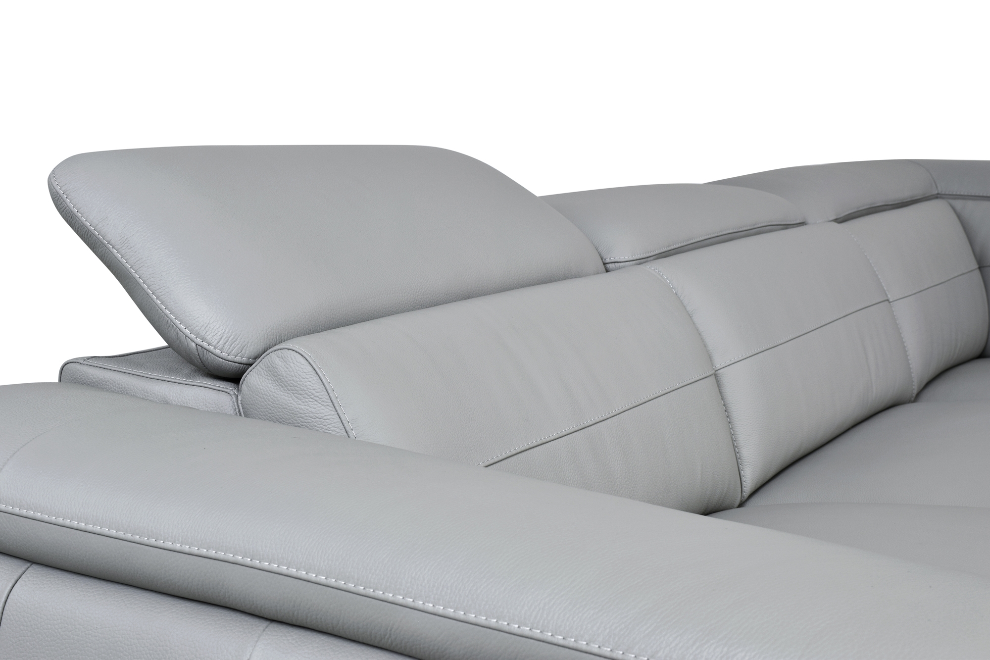 Cinque Leather Power Reclining Sectional
