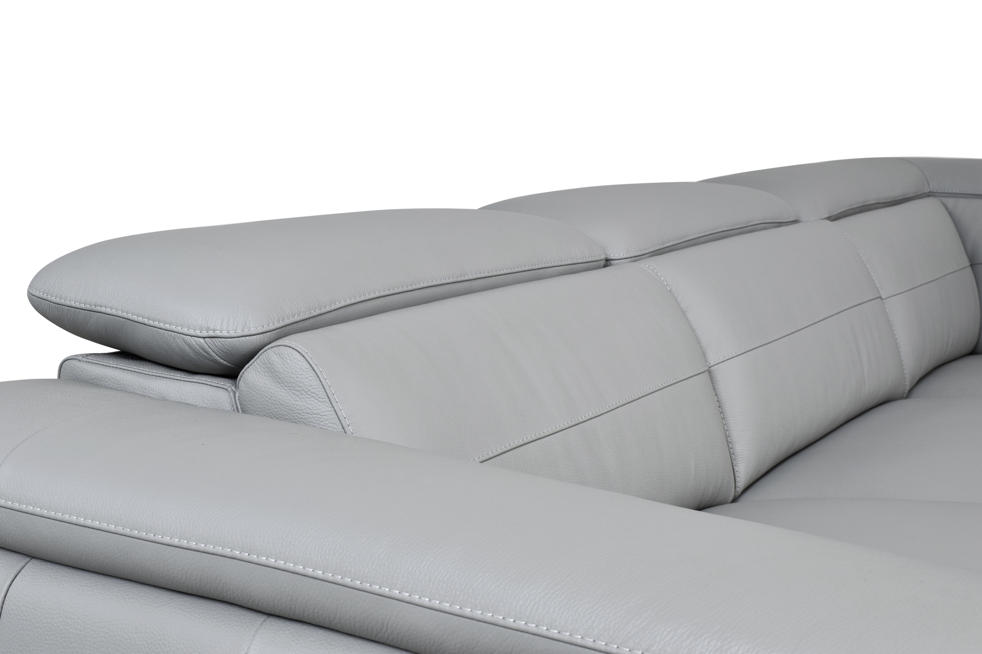 Cinque Leather Power Reclining Sectional