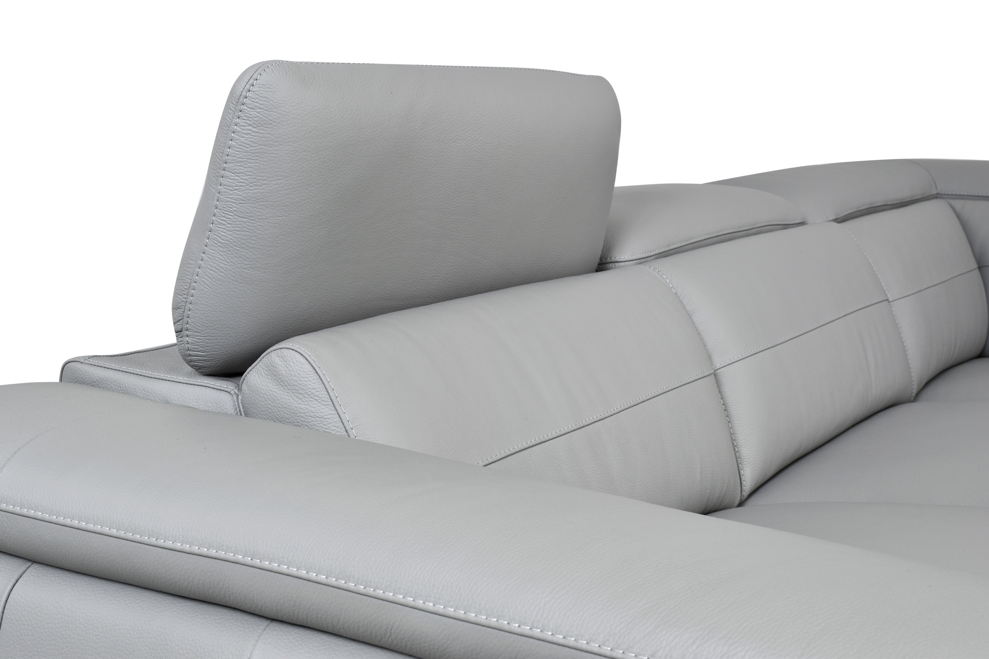 Cinque Leather Power Reclining Sectional