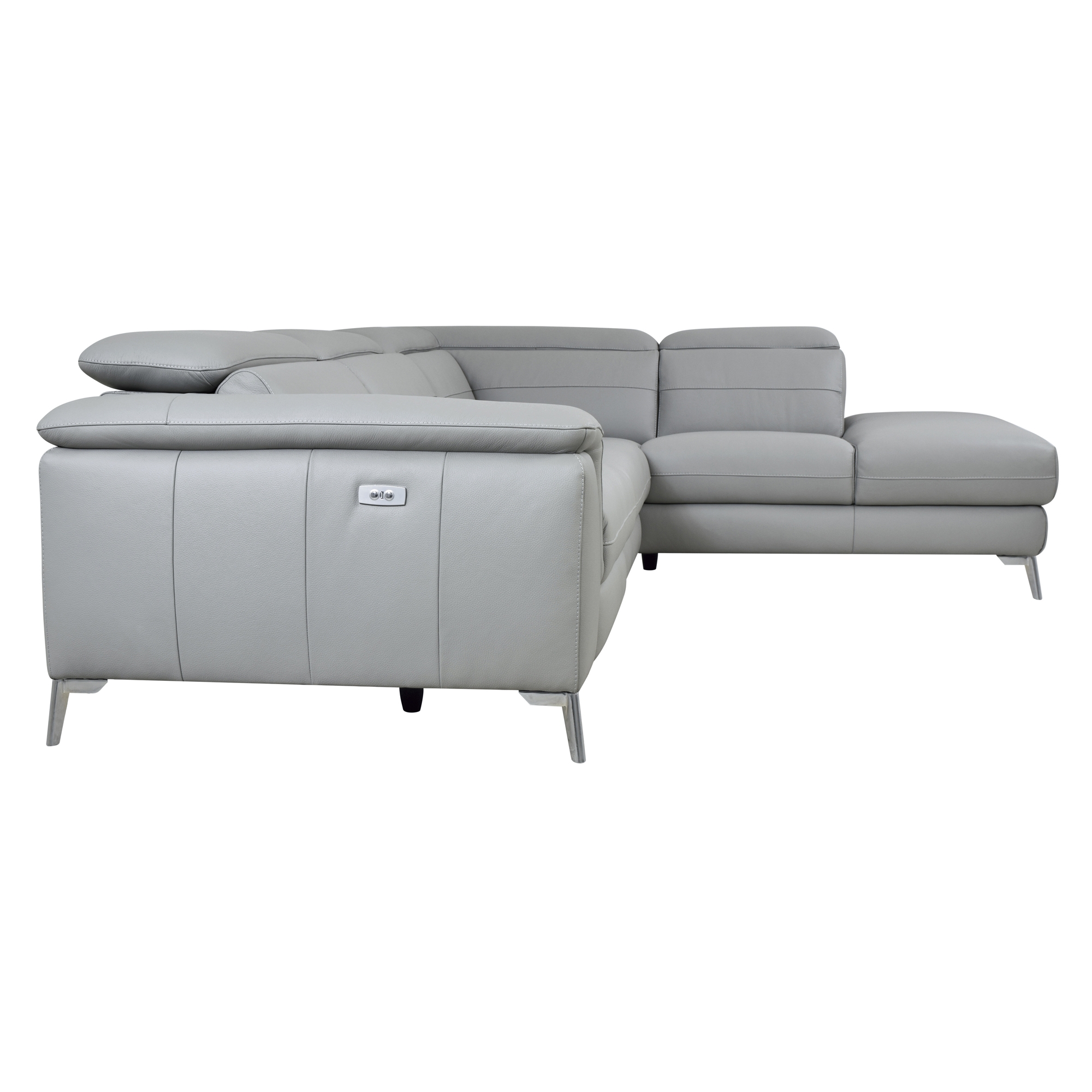 Cinque Leather Power Reclining Sectional