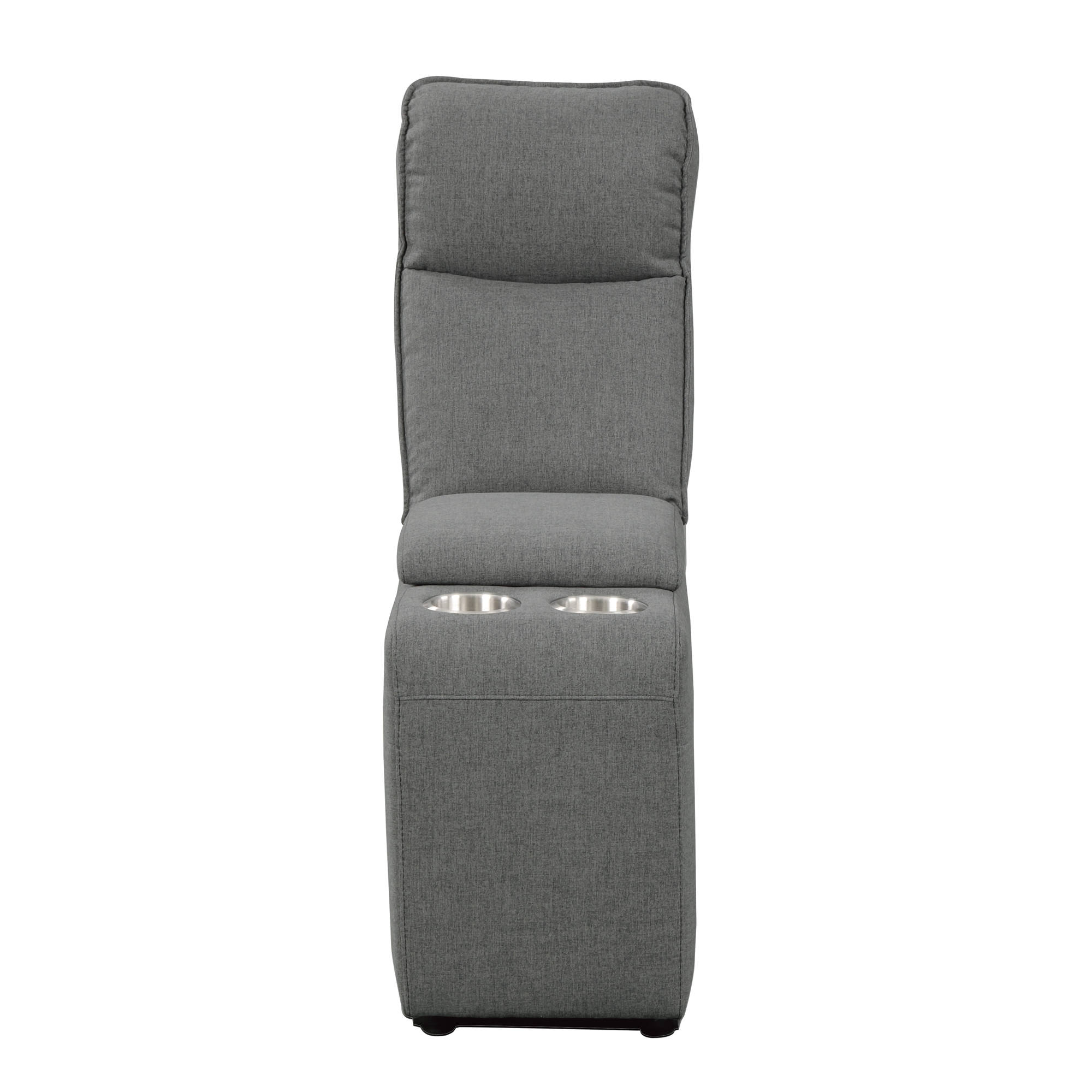Maroni Fabric Power Double Reclining Loveseat w/Console
