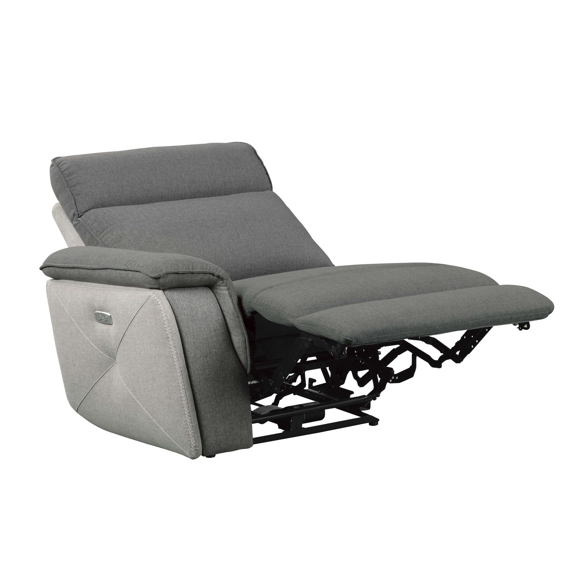 Maroni Fabric Power Double Reclining Loveseat