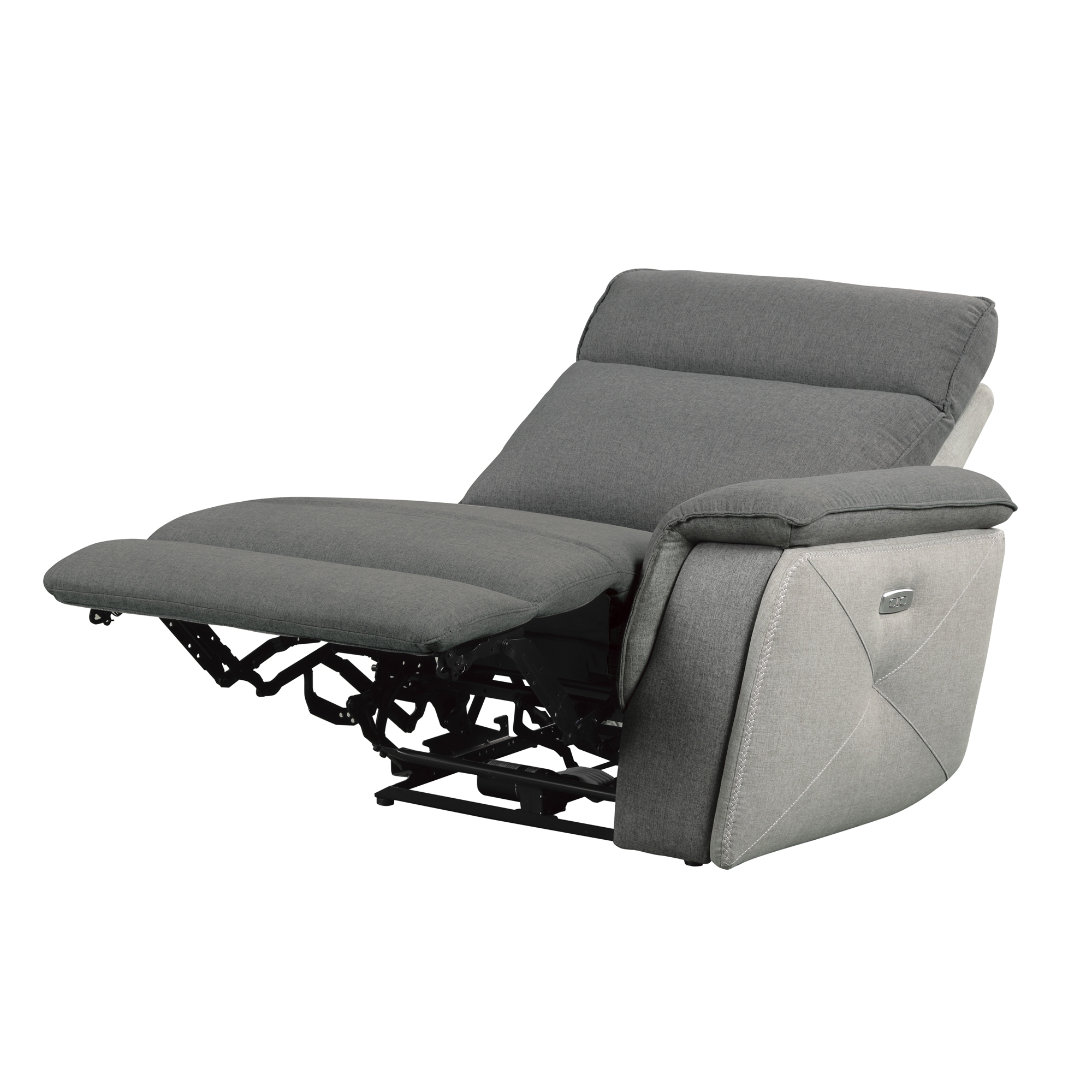 Maroni Power Double Reclining Sofa w/Power Headrests