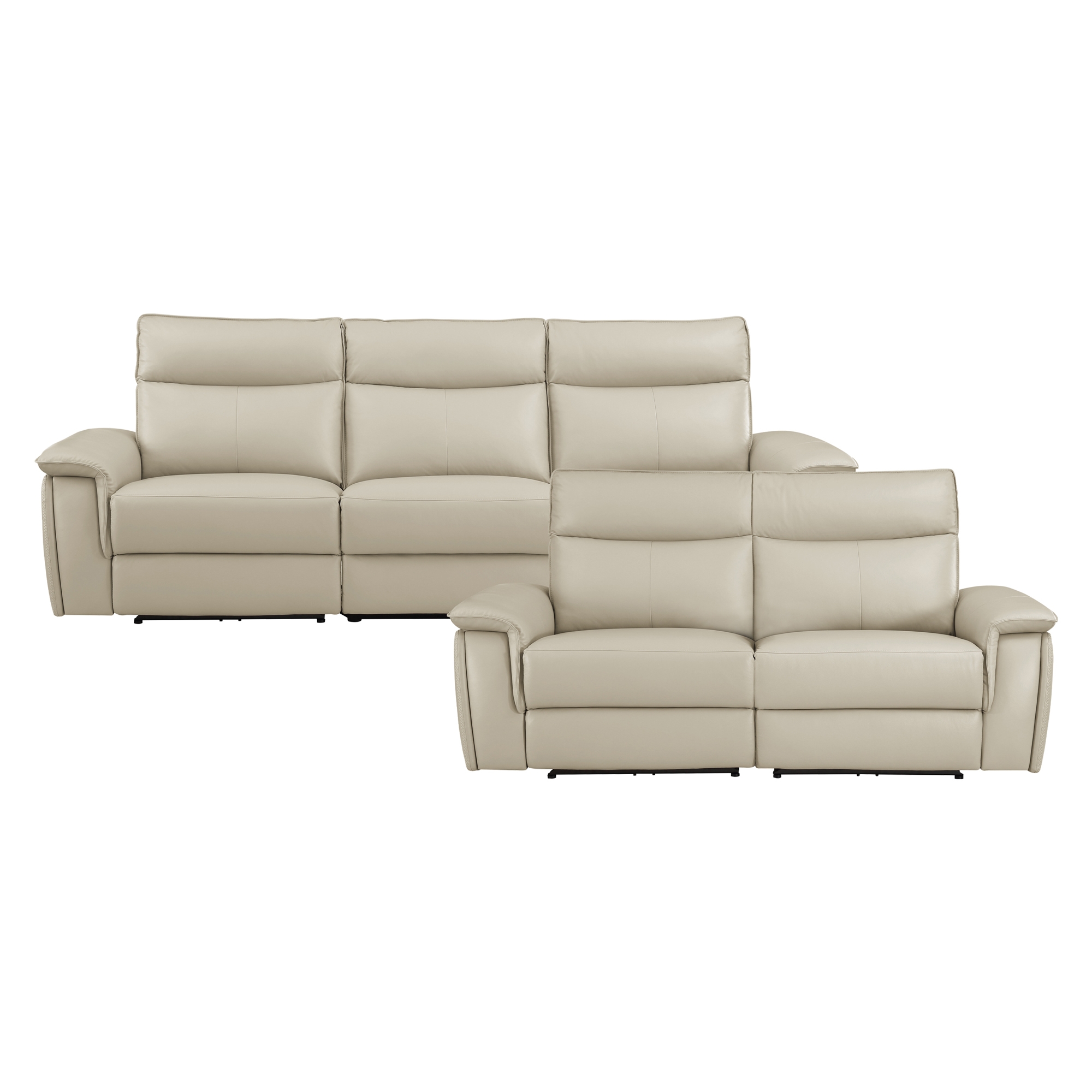 Maroni Leather/Leatherette Power Reclining Living Room Set