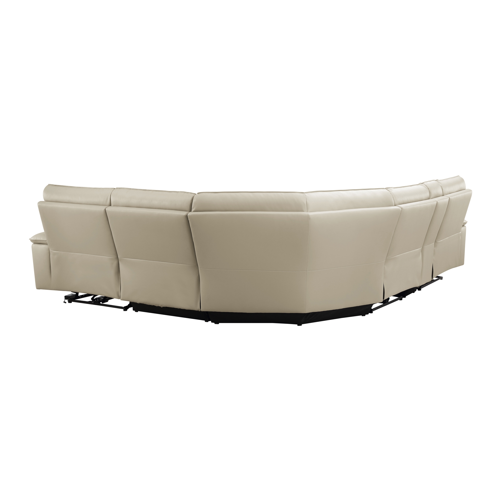 Maroni Leather/Leatherette Power Reclining Sectional