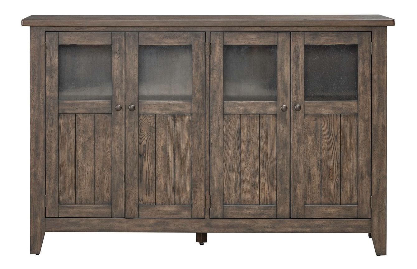 Midland Falls Wood 4-Door Buffet