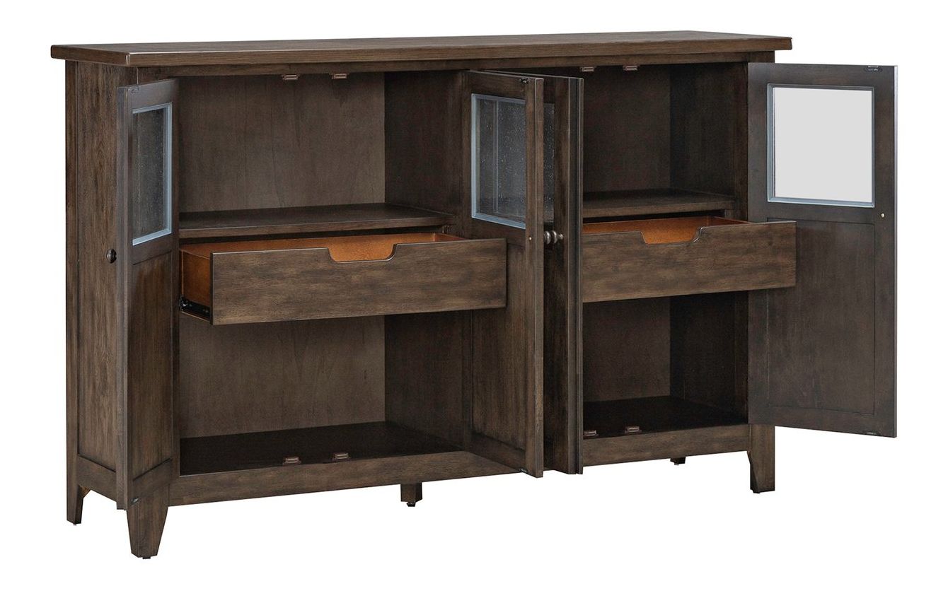 Midland Falls Wood 4-Door Buffet
