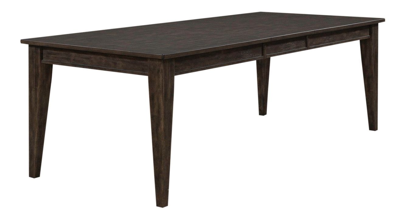 Midland Falls Rectangular Wood Extendable Dining Table