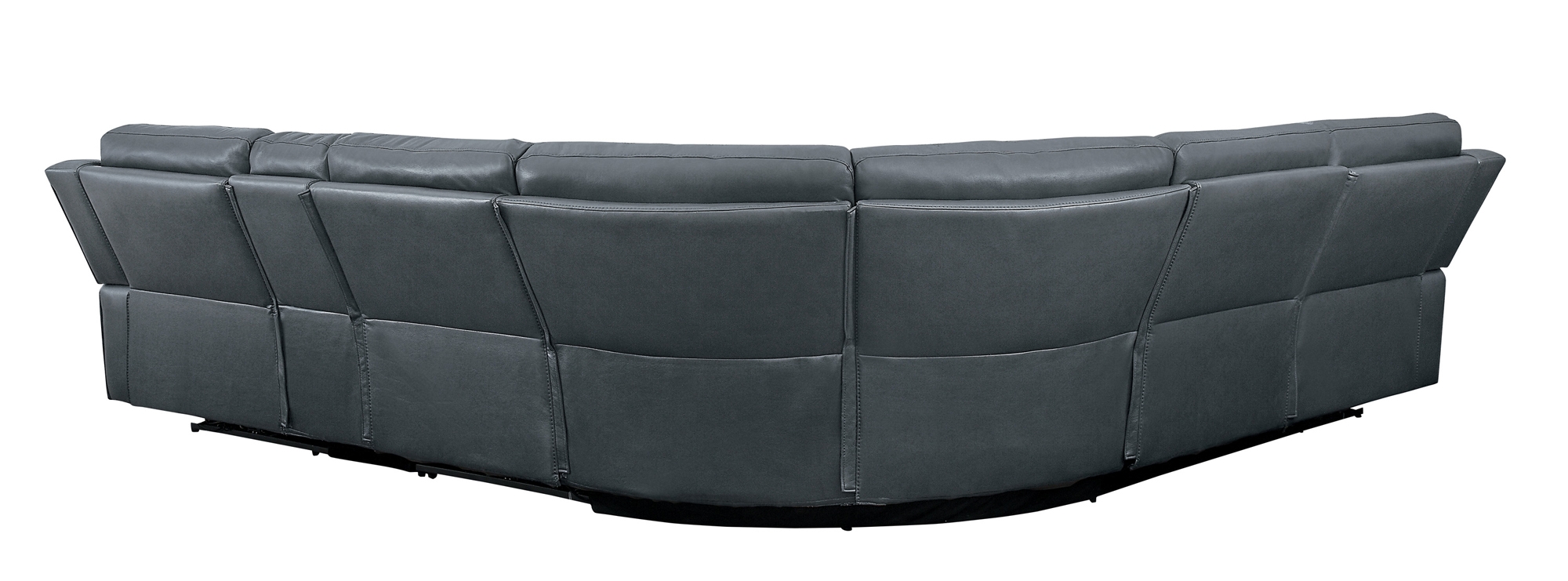 Falun Leatherette Power Reclining Sectional