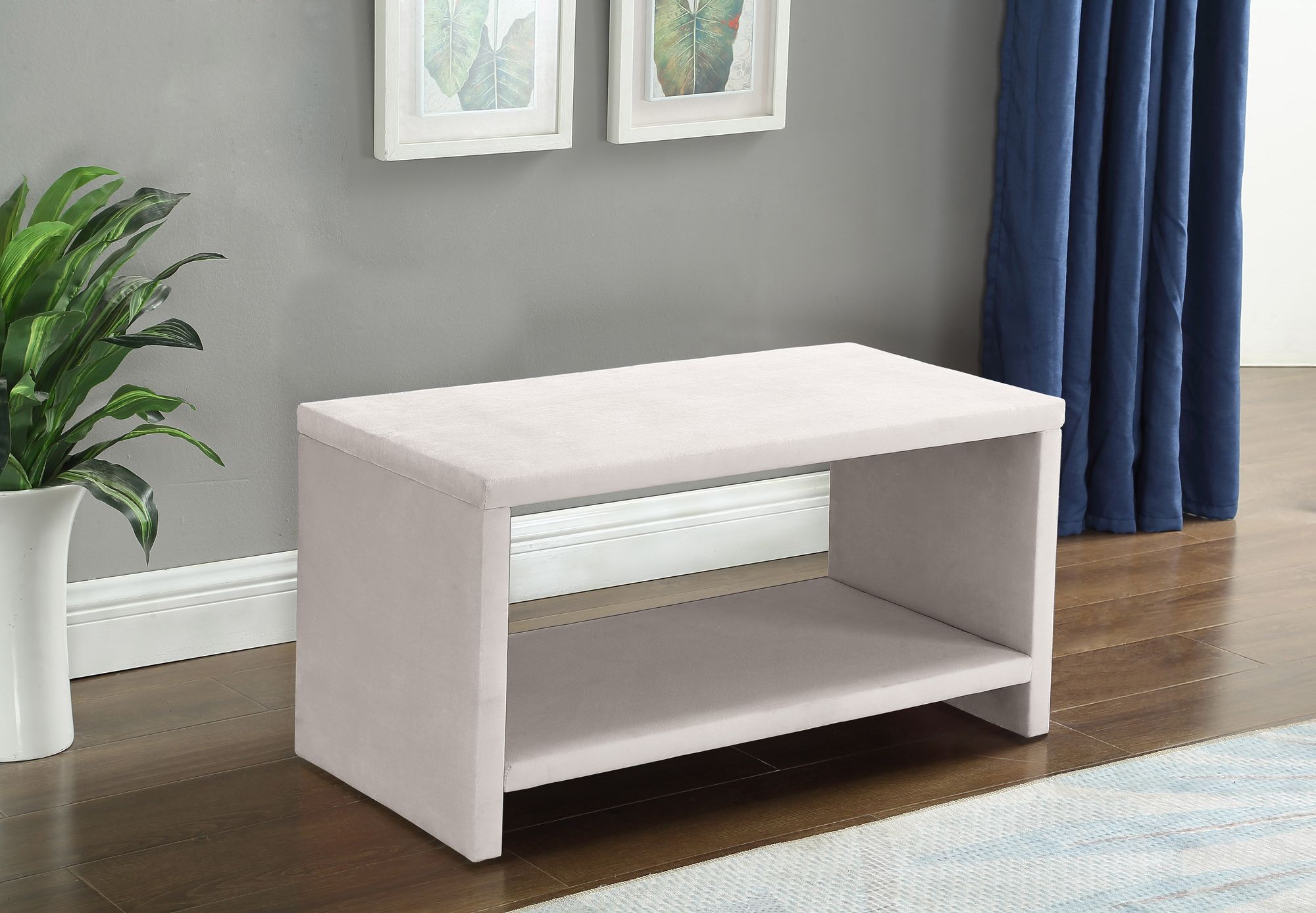 Cleo Velvet Nightstand