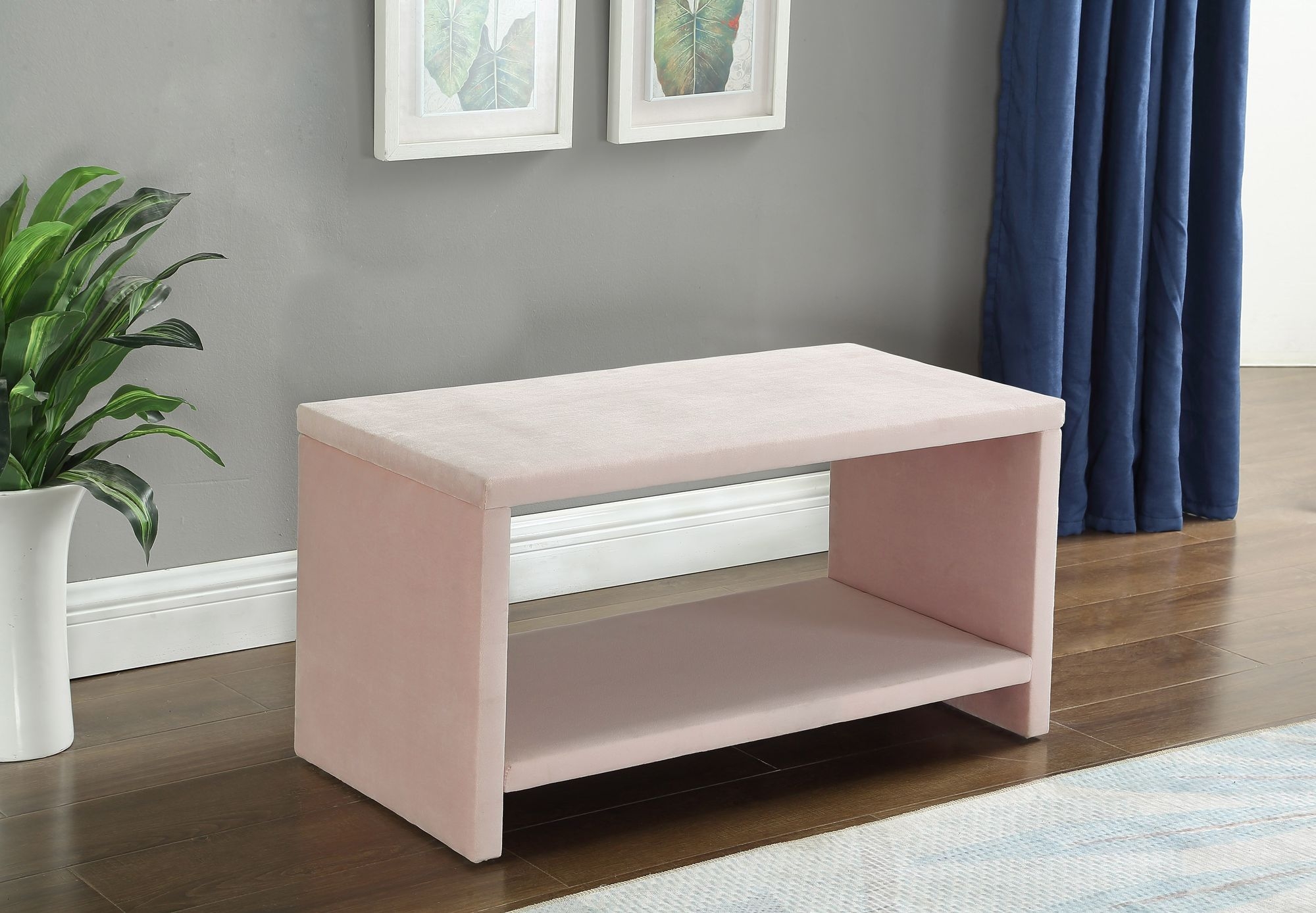 Cleo Velvet Nightstand