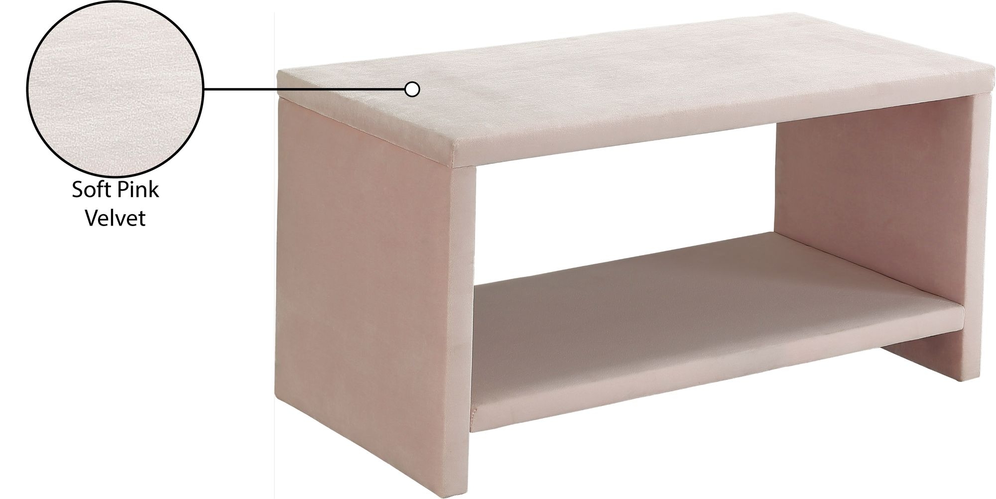 Cleo Velvet Nightstand