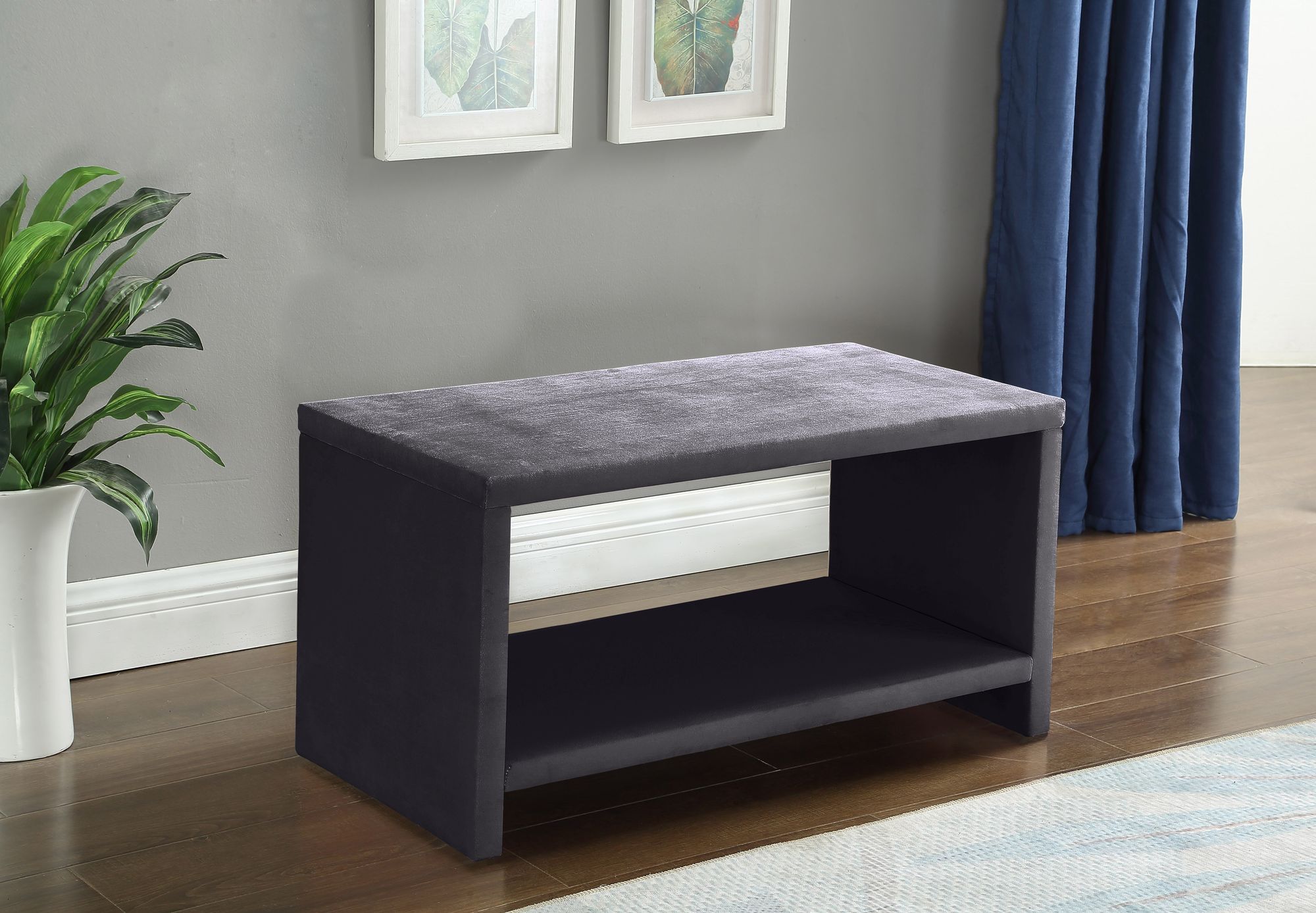 Cleo Velvet Nightstand