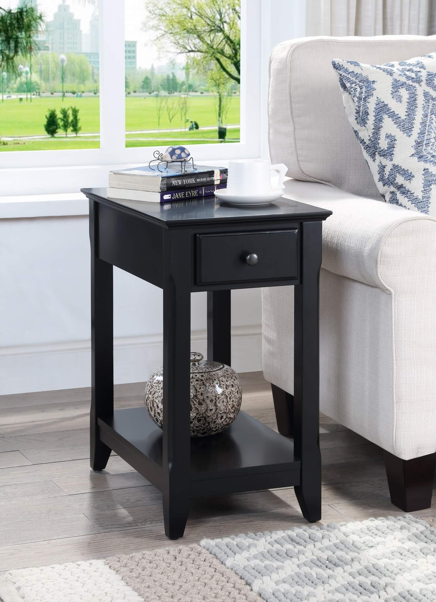 Bertie Wood Accent Table