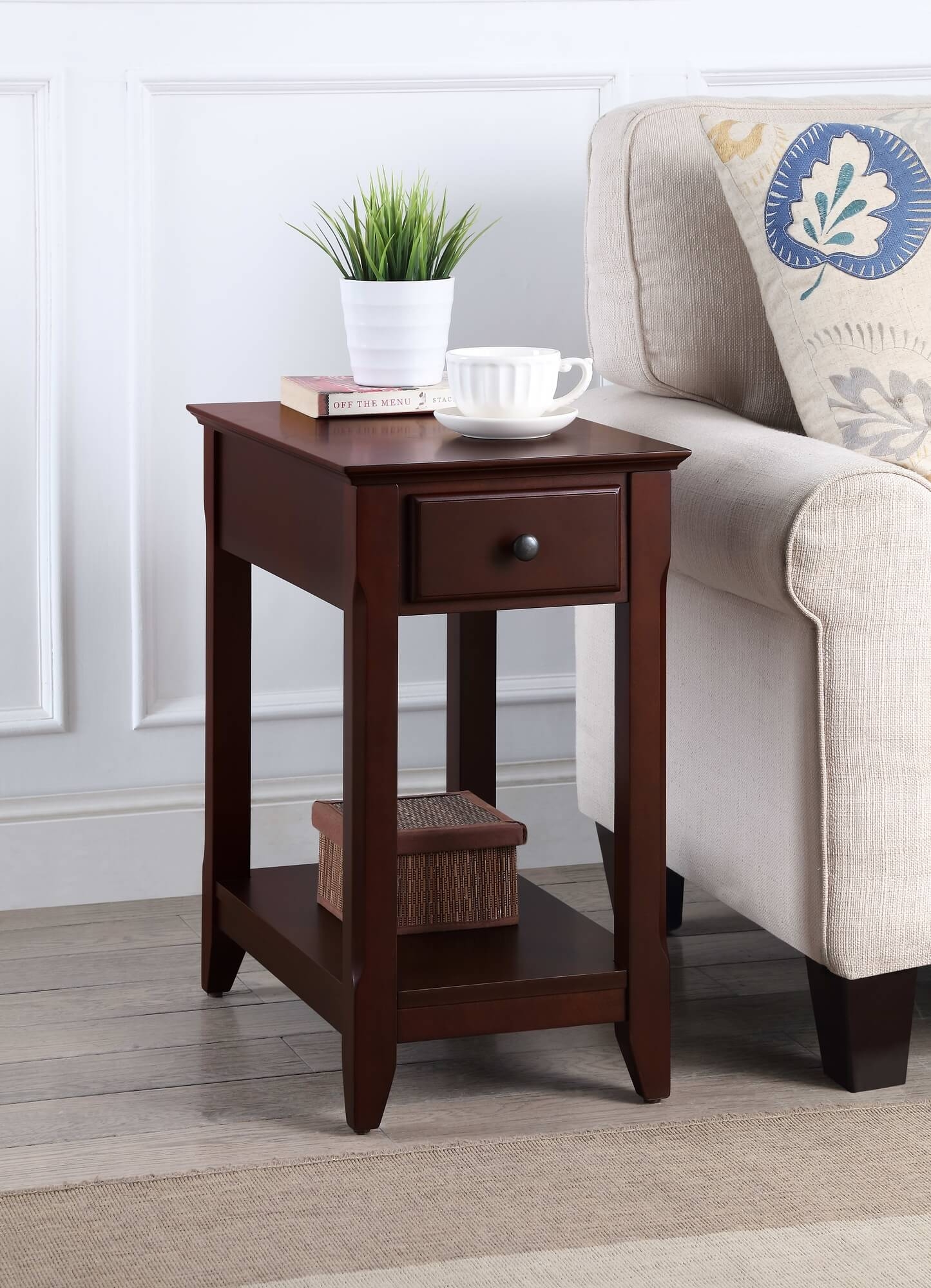 Bertie Wood Accent Table