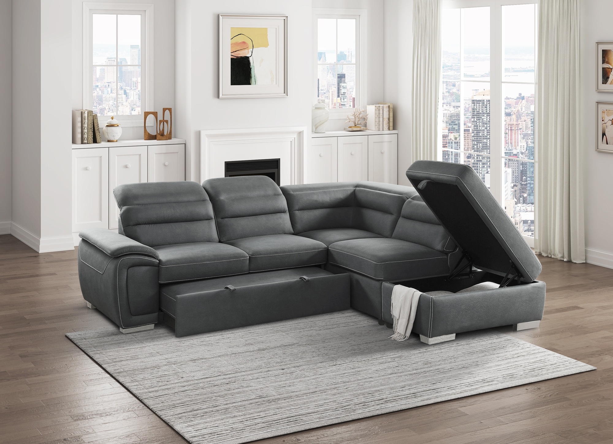 Platina Fabric Sectional