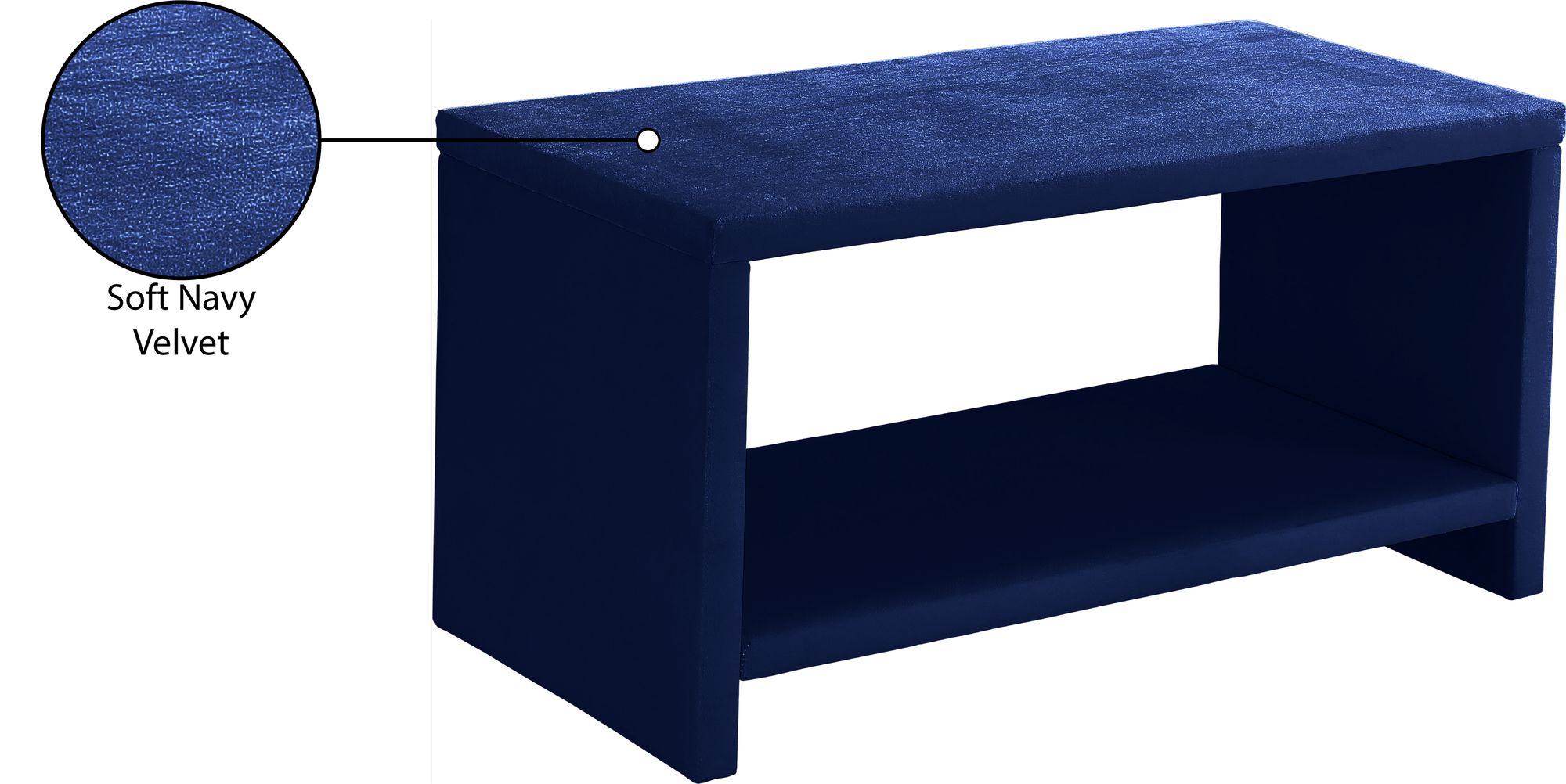 Cleo Velvet Nightstand