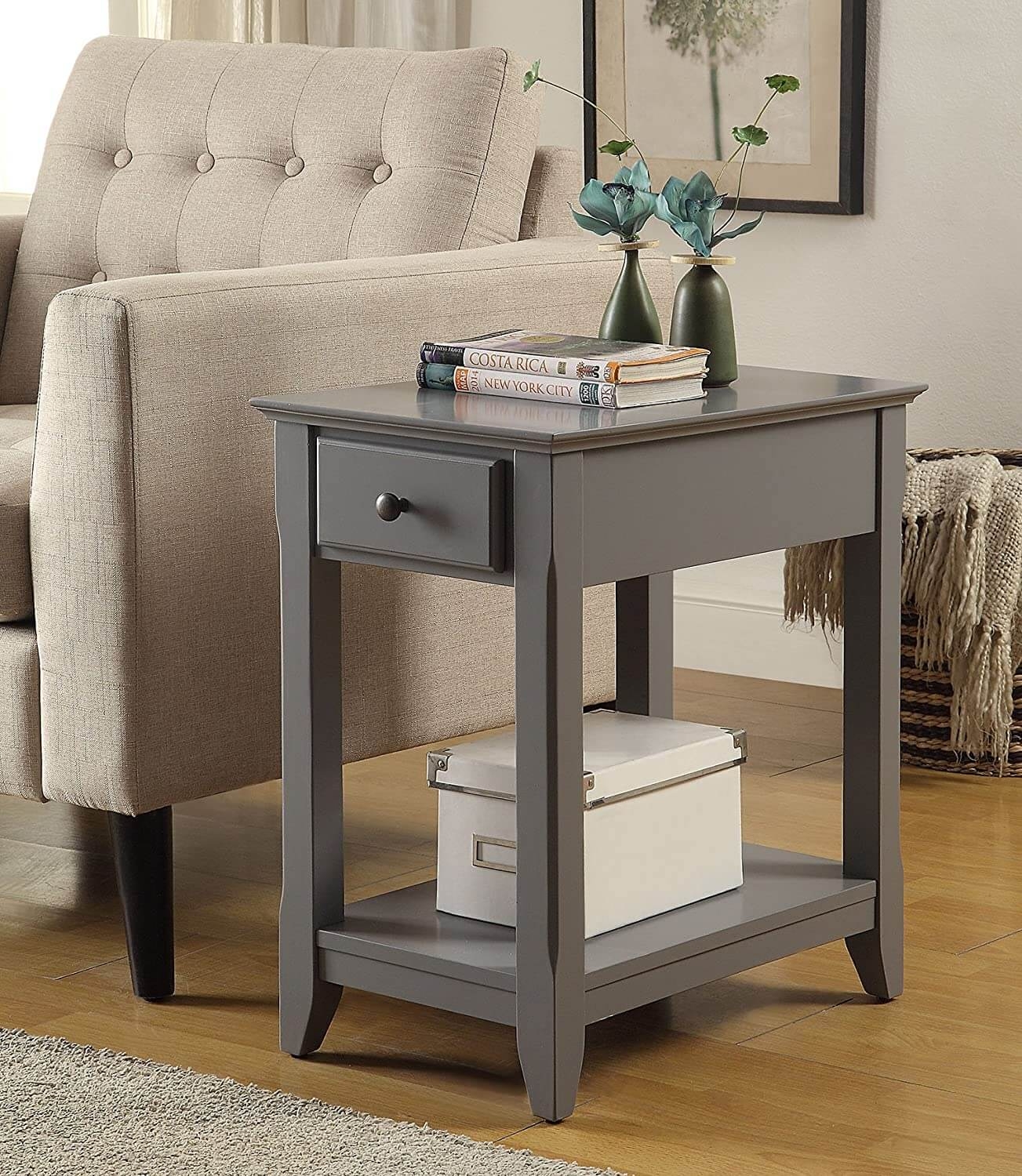 Bertie Wood Accent Table