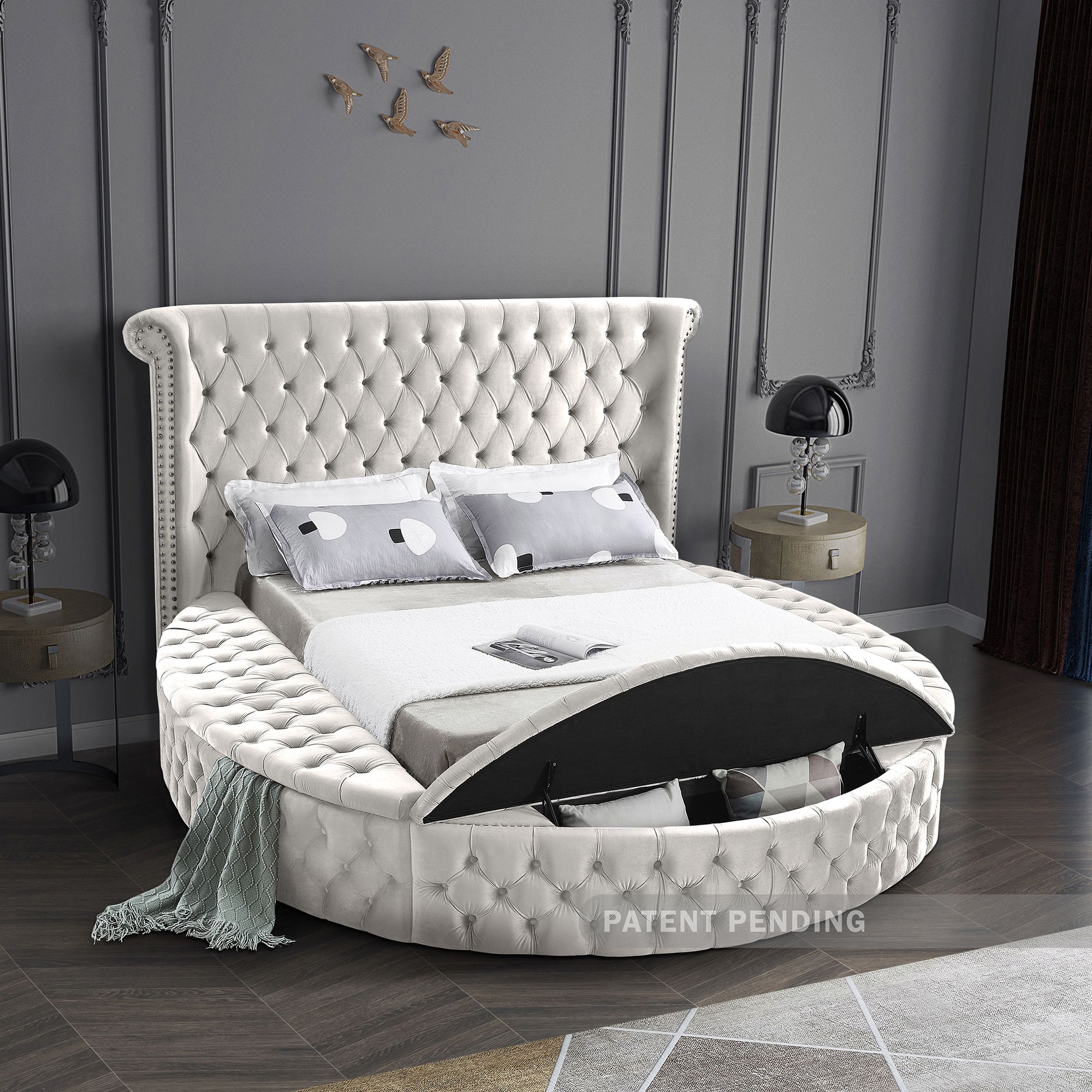 Luxus Velvet Full Size Bed