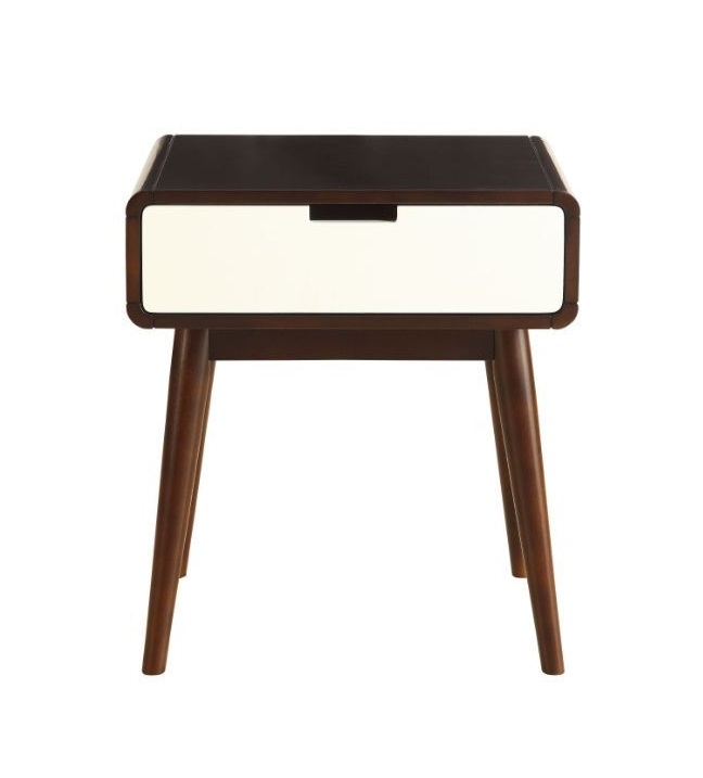 Christa Wood Storage Square End Table w/Drawer