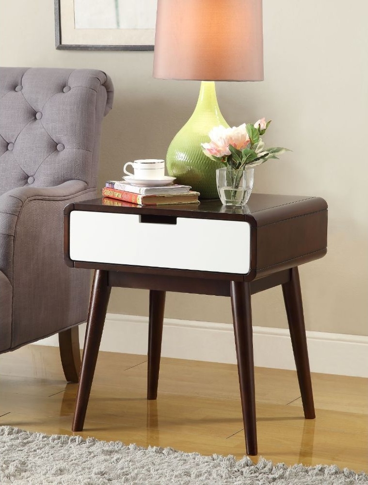 Christa Wood Storage Coffee Table Set w/Drawer