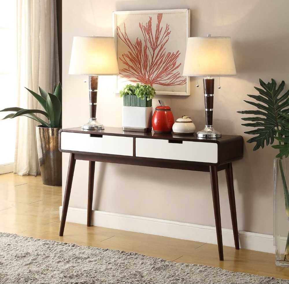 Christa Wood Storage Coffee Table Set w/Drawer