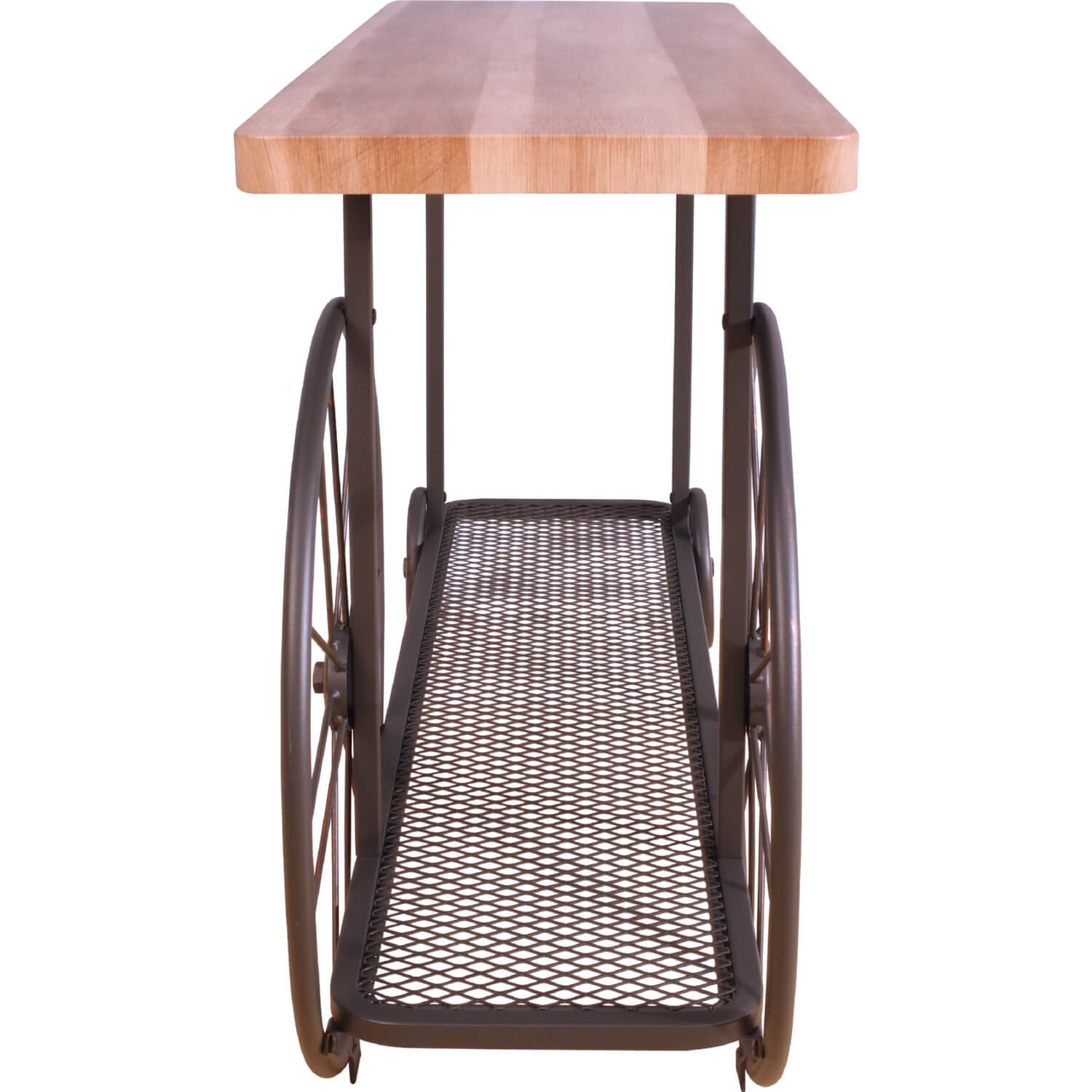 Francie Wood/Metal Rectangular Sofa Table