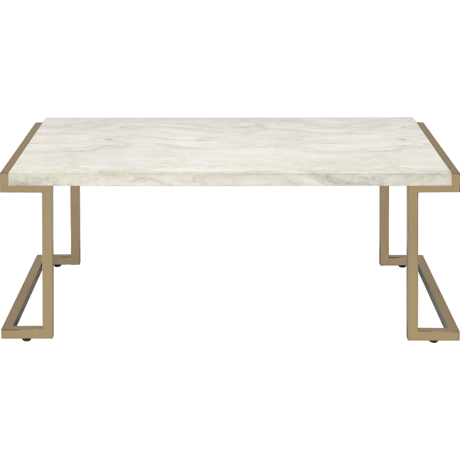 Boice II Faux Marble Rectangular Coffee Table Set