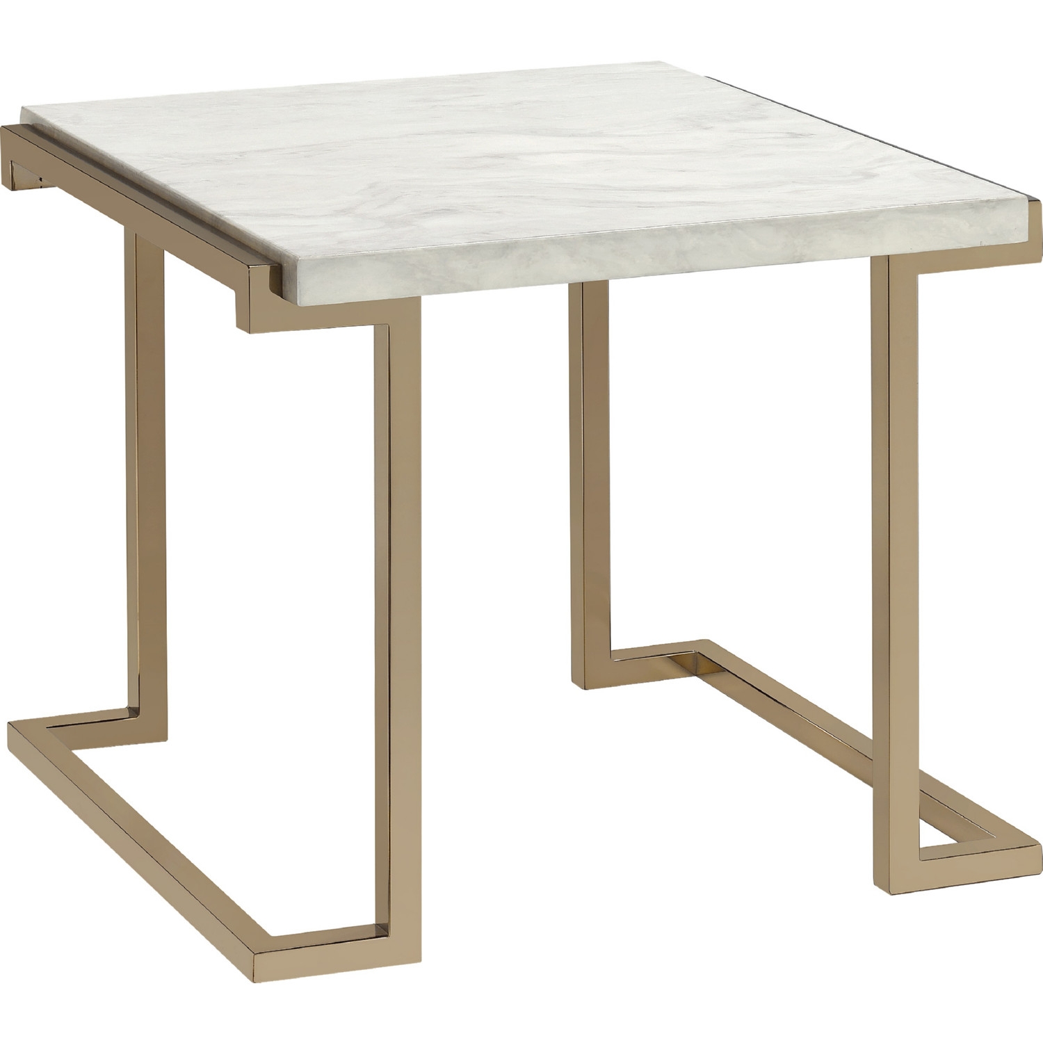 Boice II Faux Marble Rectangular Coffee Table Set