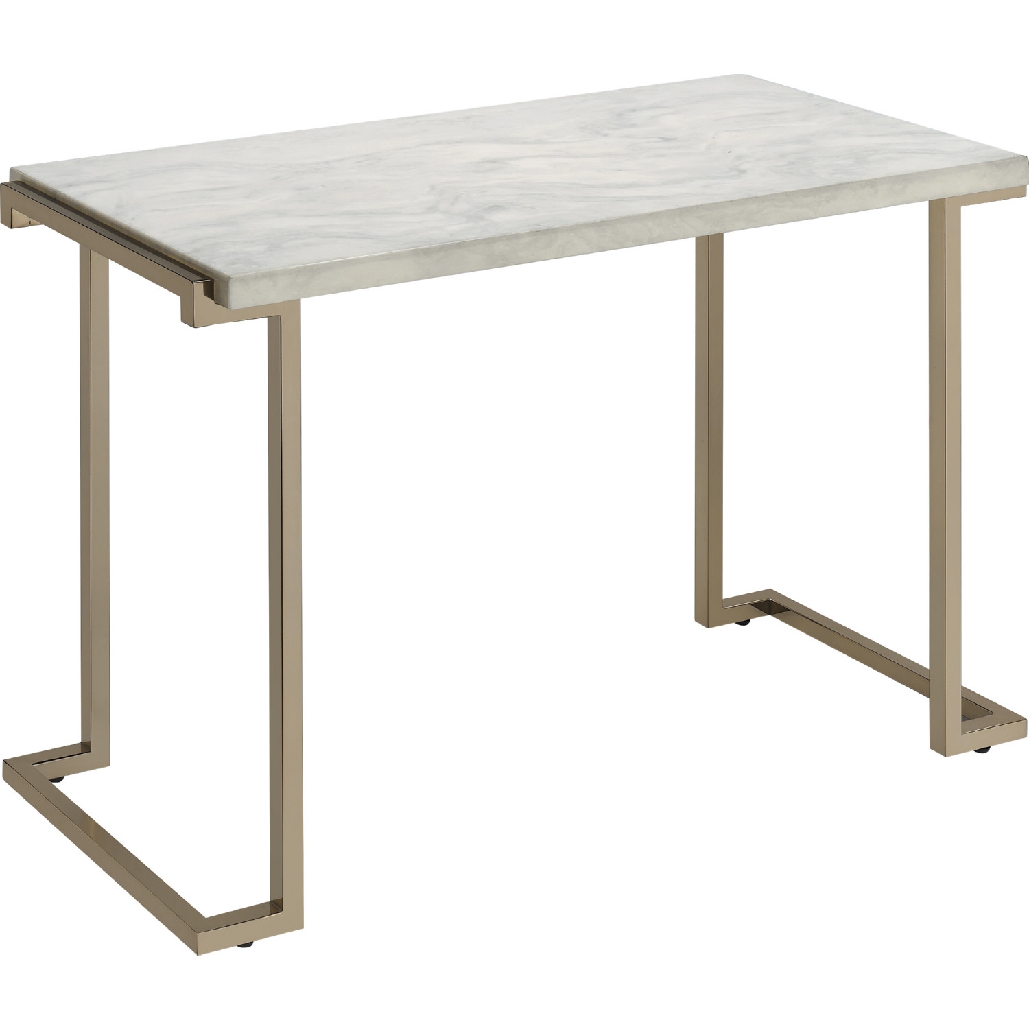 Boice II Faux Marble Rectangular Coffee Table Set