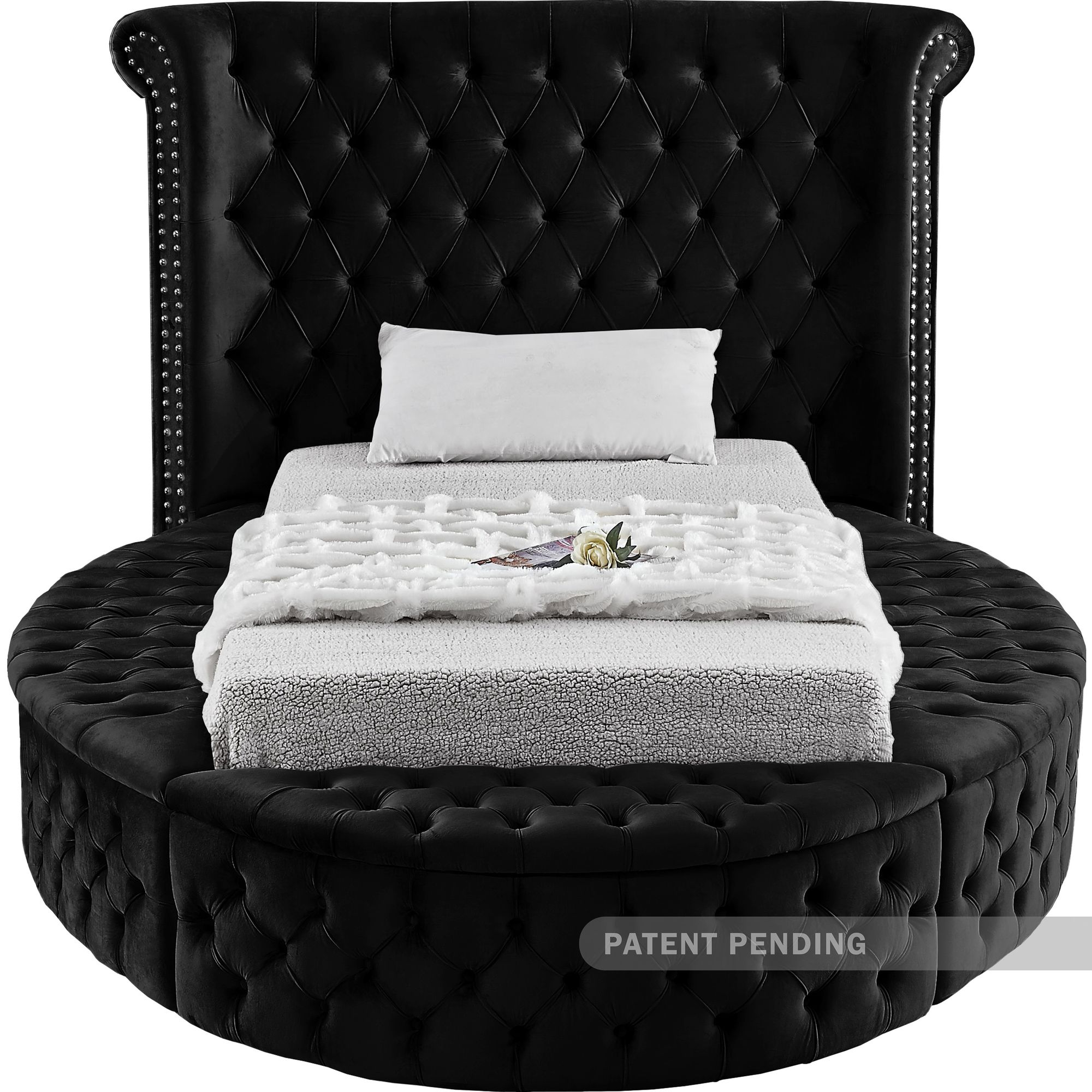 Luxus Velvet Twin Size Bed