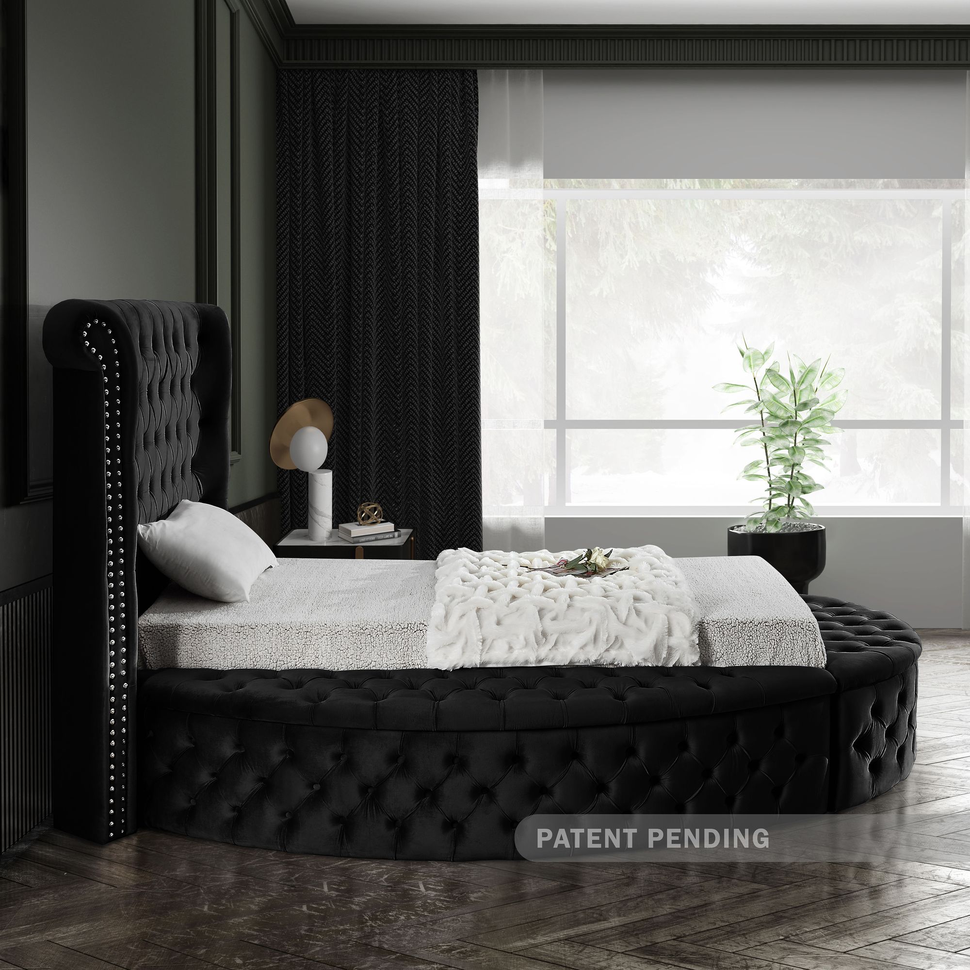 Luxus Velvet Twin Size Bed
