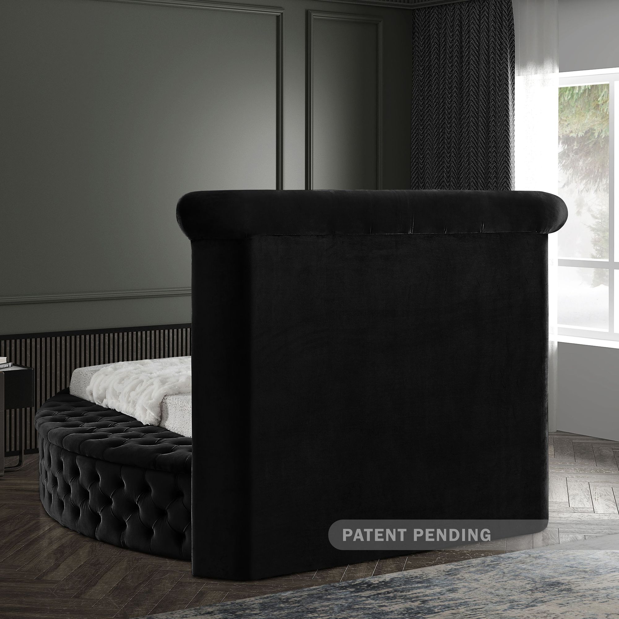 Luxus Velvet Twin Size Bed