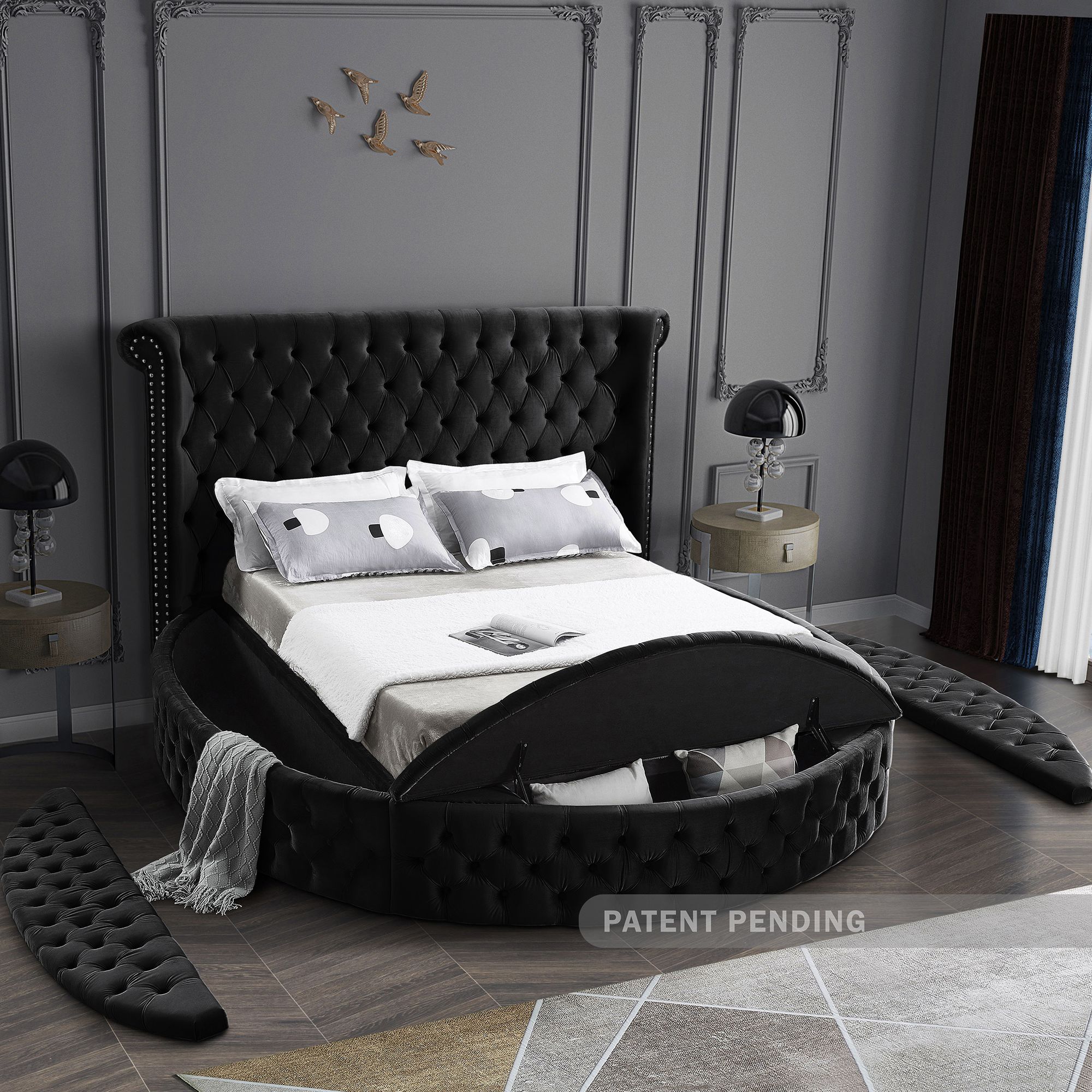 Luxus Velvet Queen Size Bed