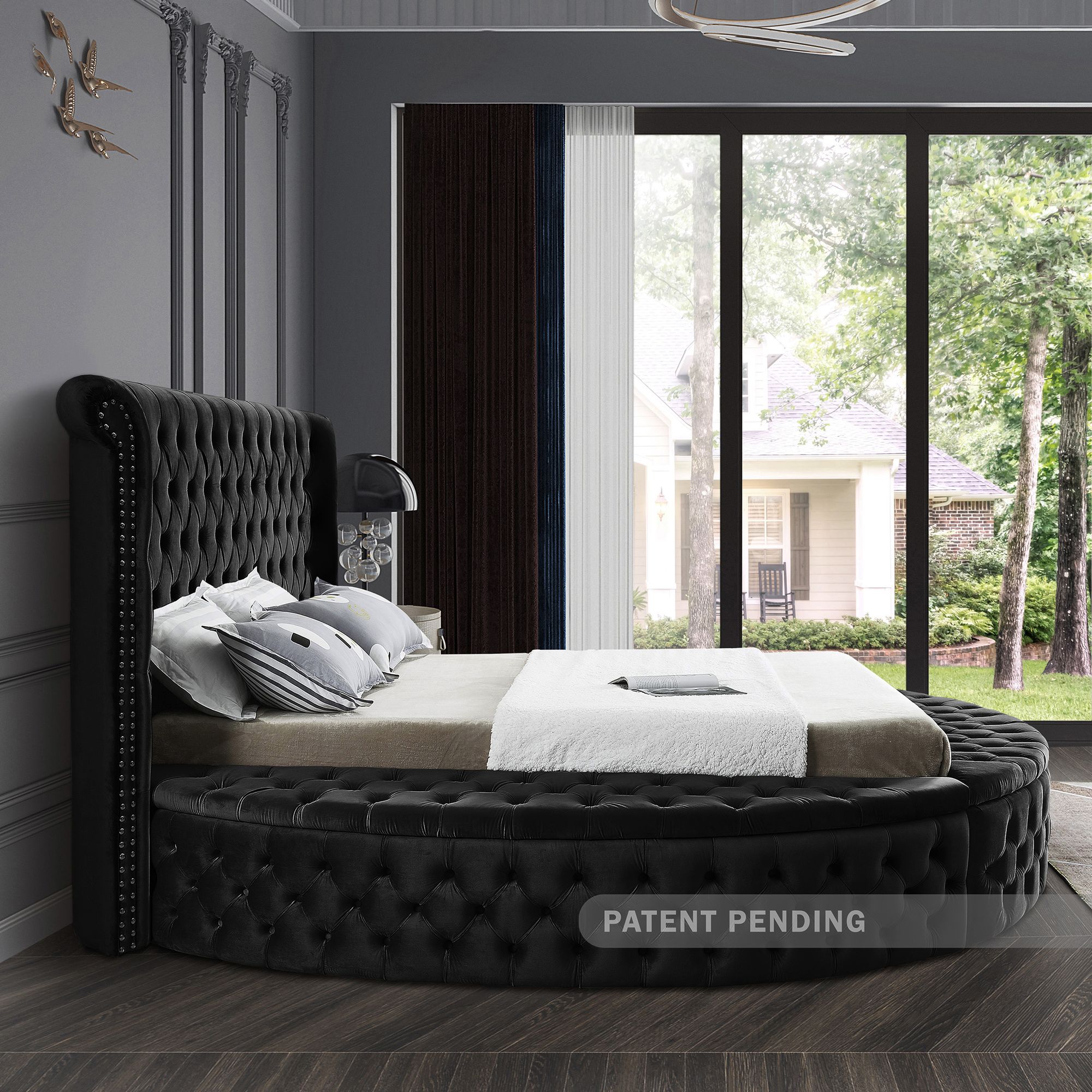 Luxus Velvet Queen Size Bed
