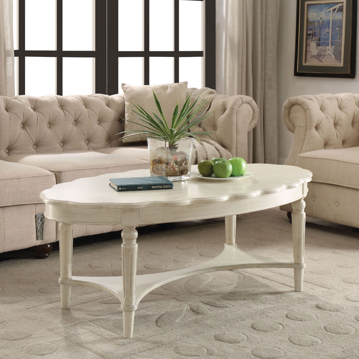 Fordon Wood Oval Coffee Table