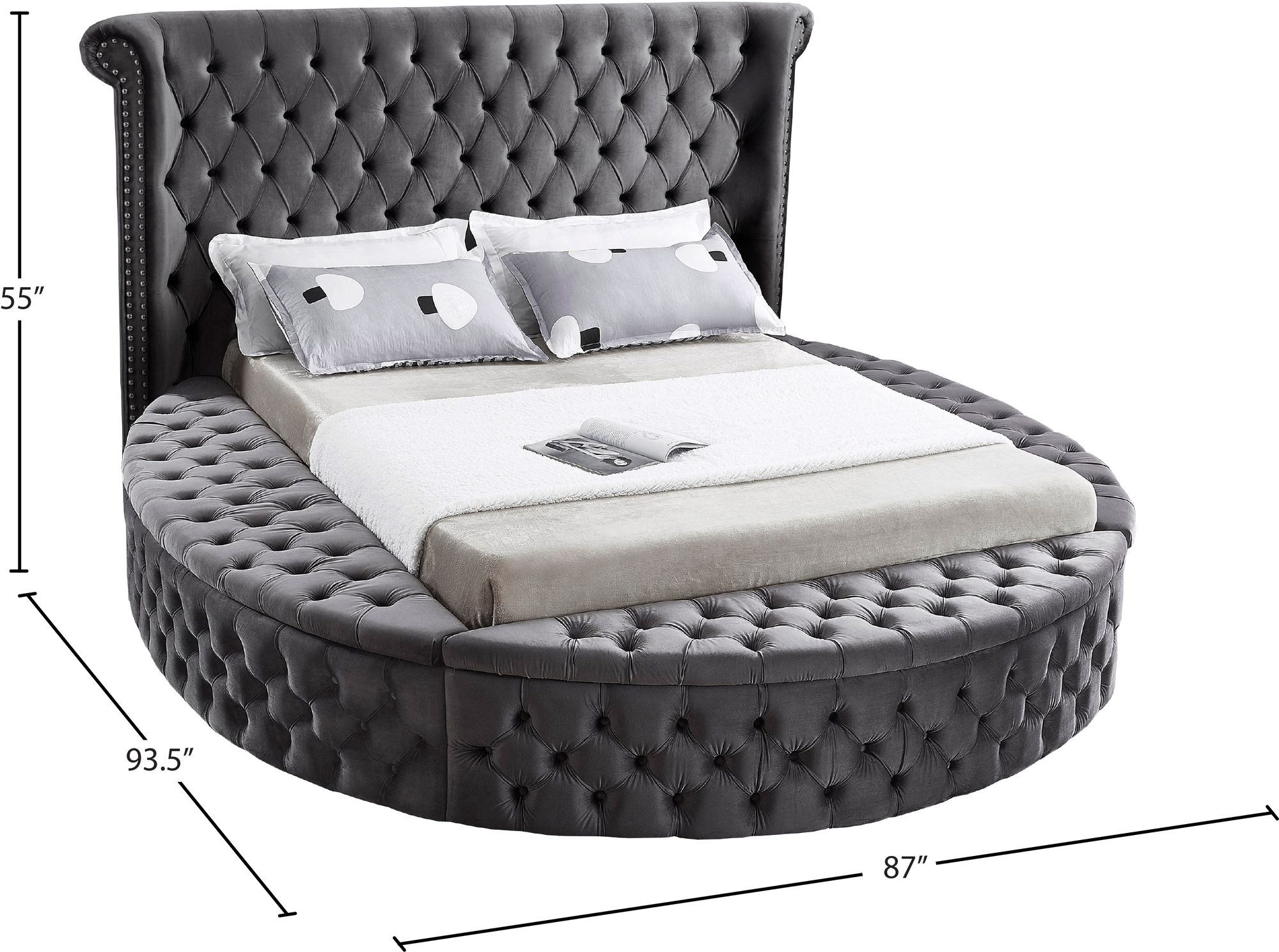 Luxus Velvet Full Size Bed