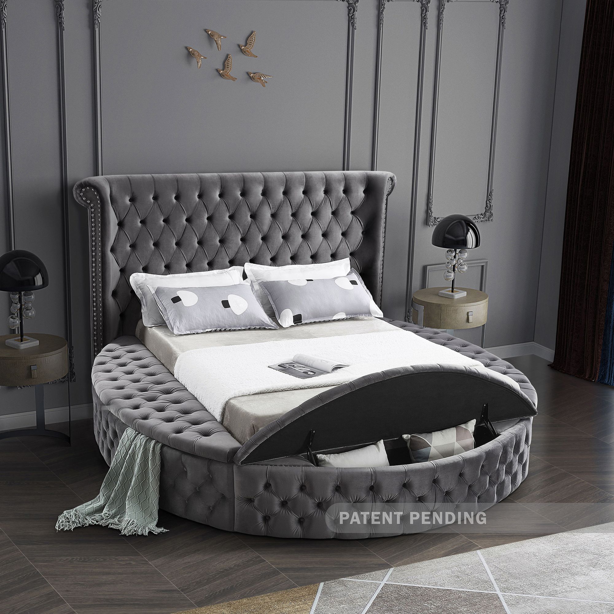 Luxus Velvet King Size Bed