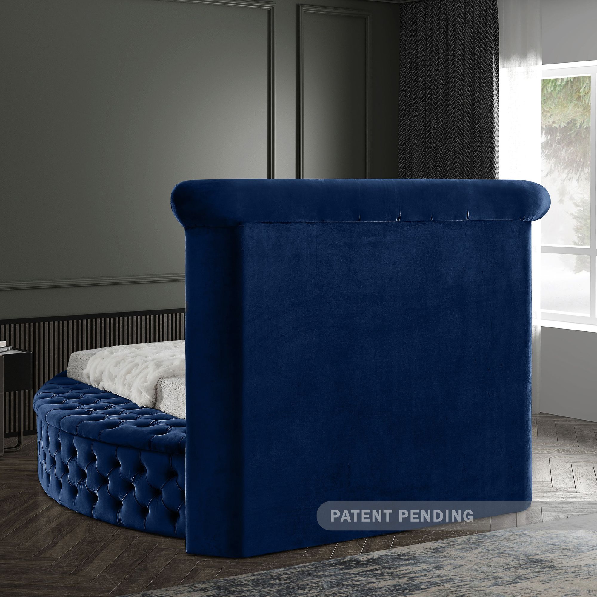 Luxus Velvet Twin Size Bed