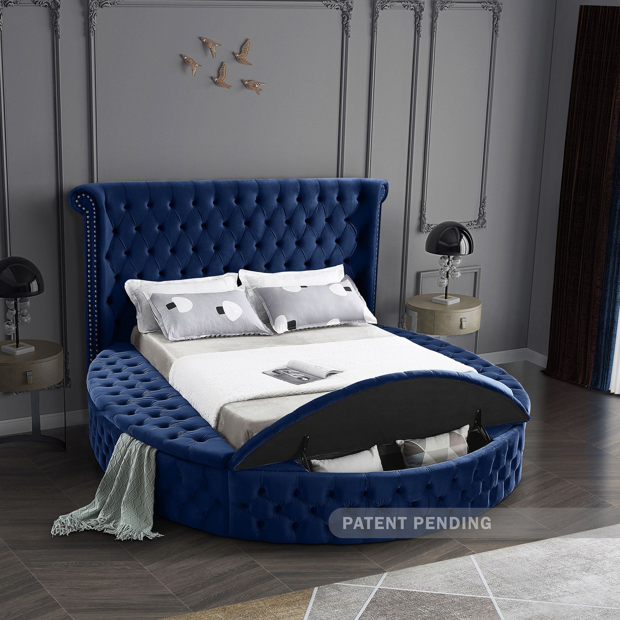 Luxus Velvet Full Size Bed