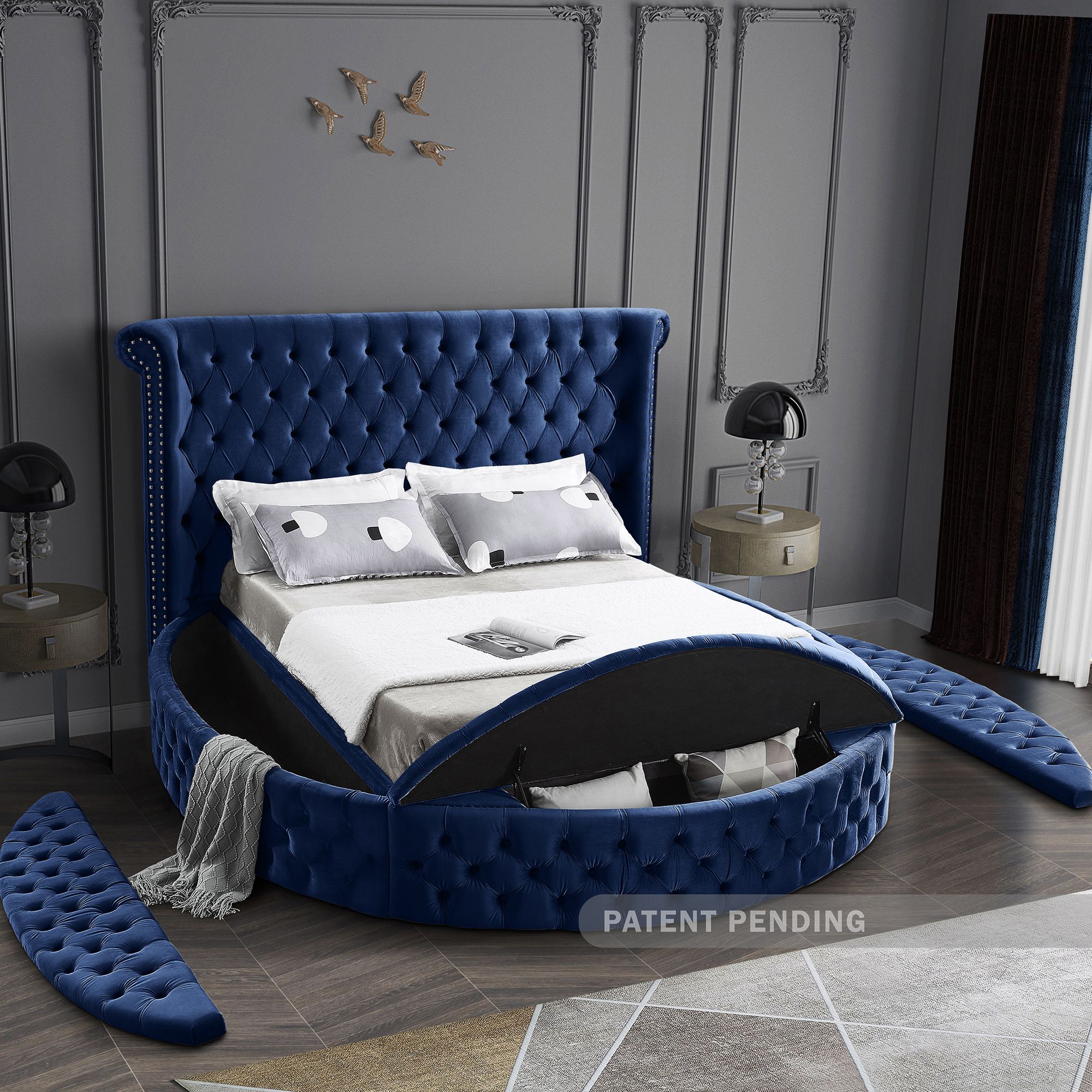 Luxus Velvet Full Size Bed