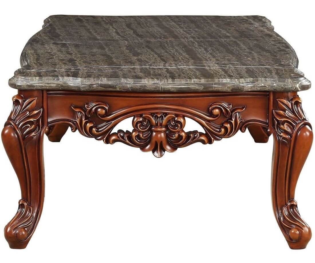Eustoma Coffee Table w/Marble Top