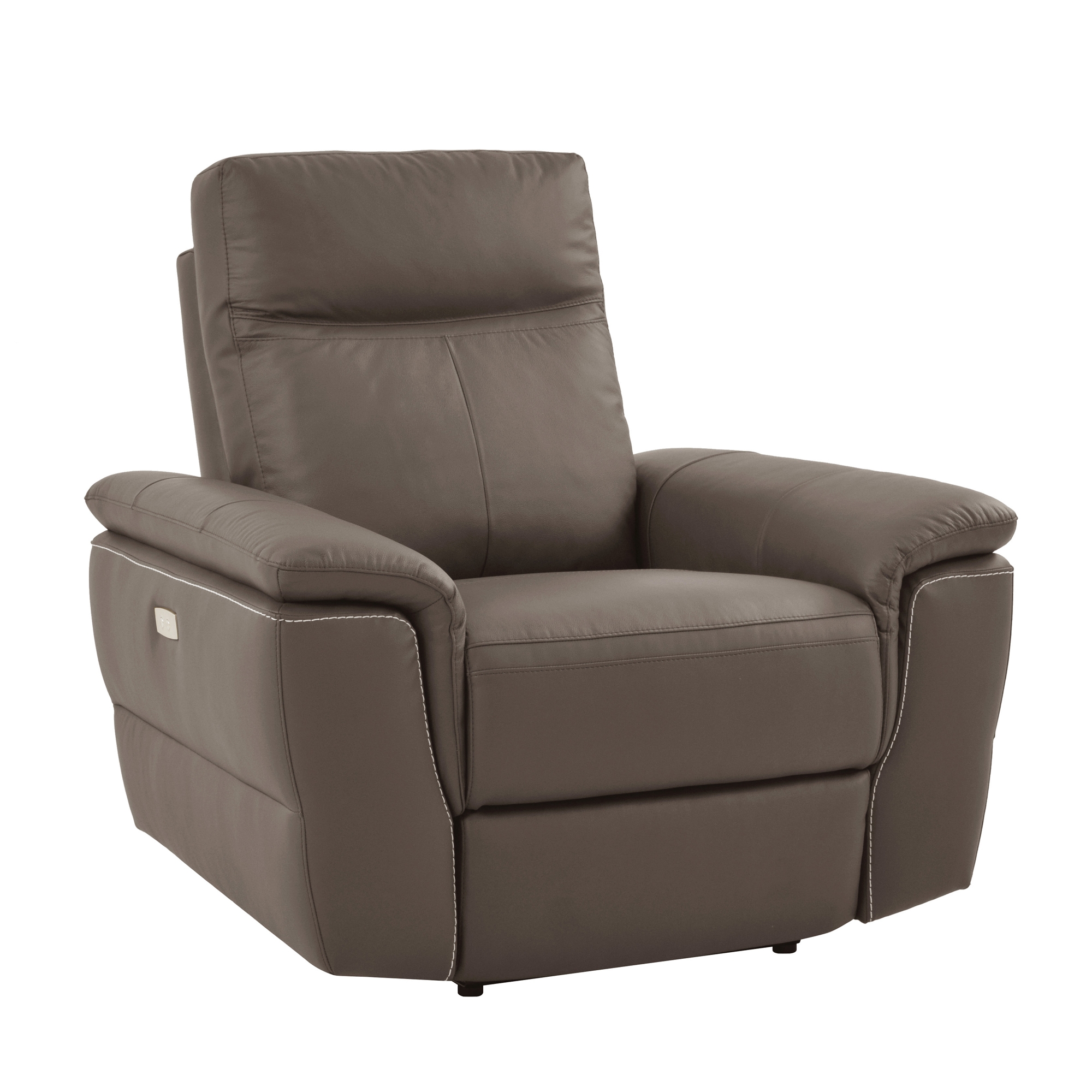 Olympia Leather/Bi-Cast Vinyl Power Recliner Chair