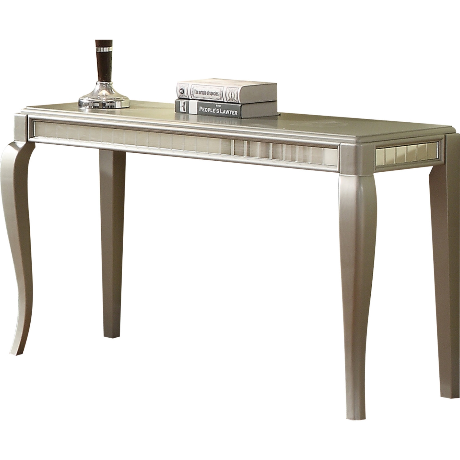 Francesca Wood/Mirror Rectangular Coffee Table Set