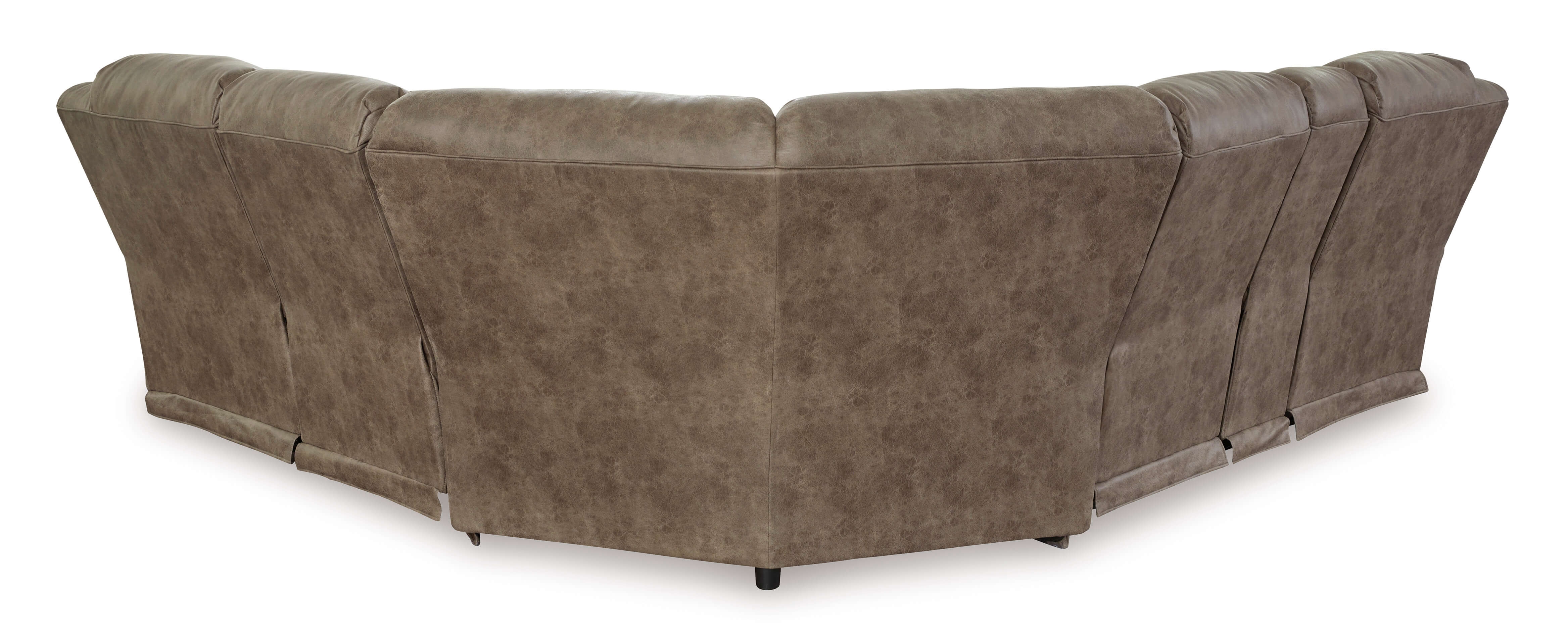 Ravenel 3-Piece Polyester/PU Power Reclining Sectional Sofa, Left Arm Facing