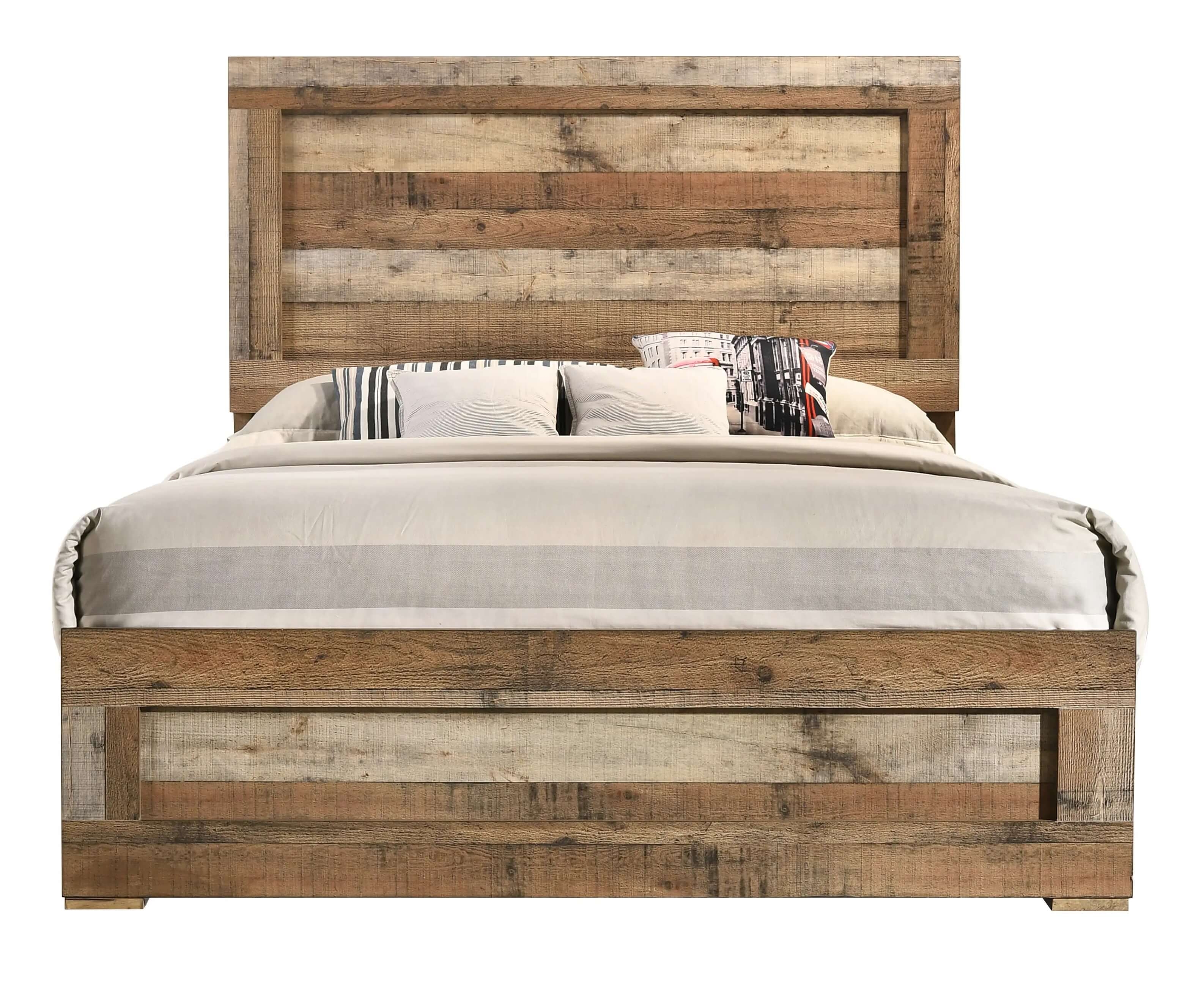 SM 8311 Wood Panel Bed
